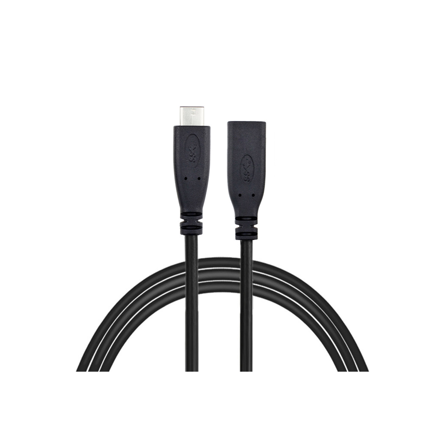 AxGear – Câble de rallonge USB de type C USBC 3.1, chargeur de données, recharge, câble 3 pi