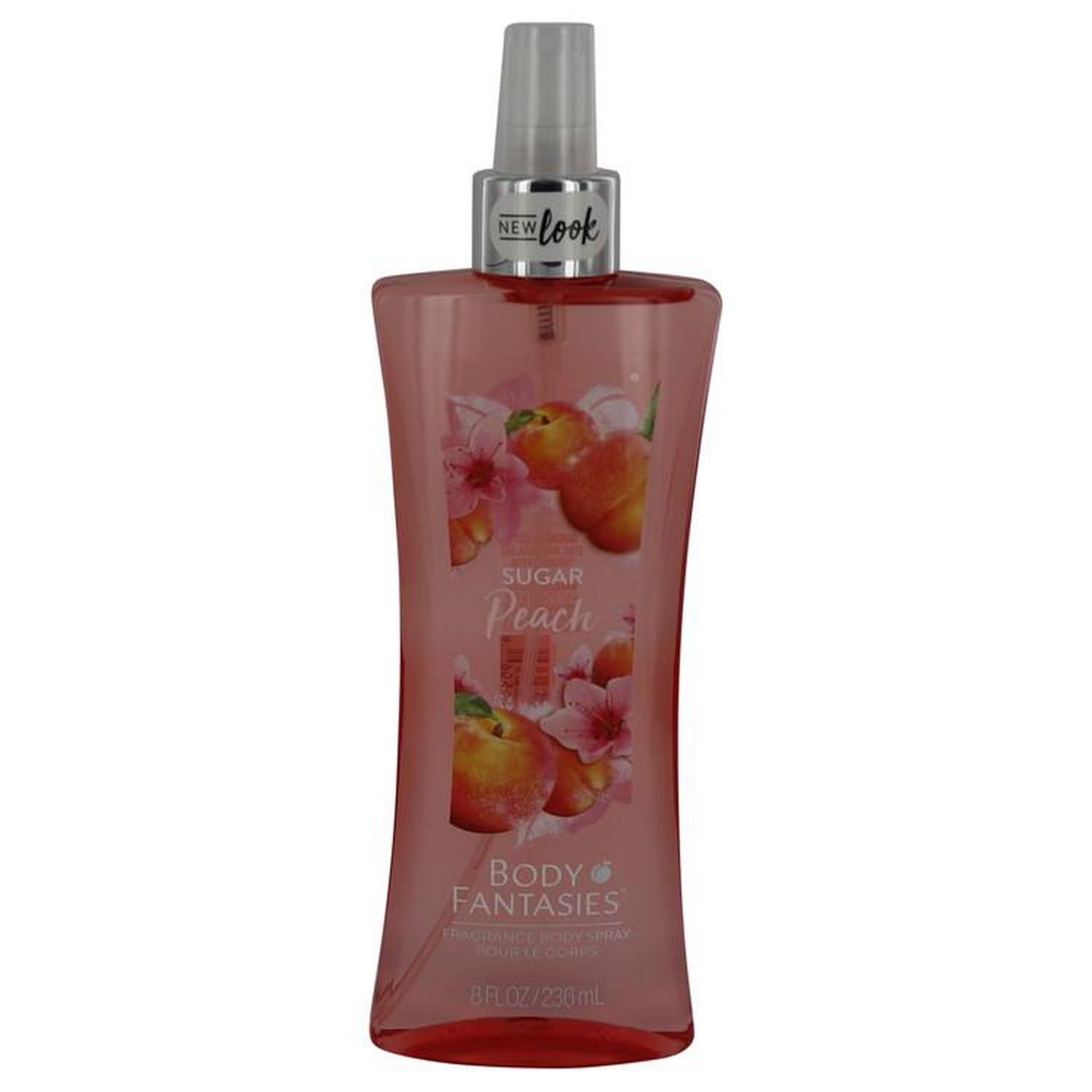 Body Fantasies Signature Sugar Peach by Parfums De Coeur Body Spray 8 oz