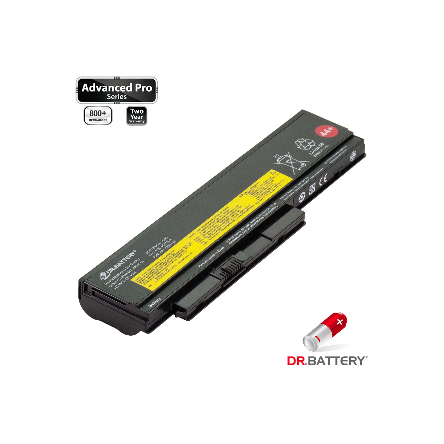 Dr. Battery - Samsung SDI Cells for Lenovo ThinkPad X230 2322 / X230 2324 / X230 2325 / 42T4865 / 42T4866 - Free Shipping