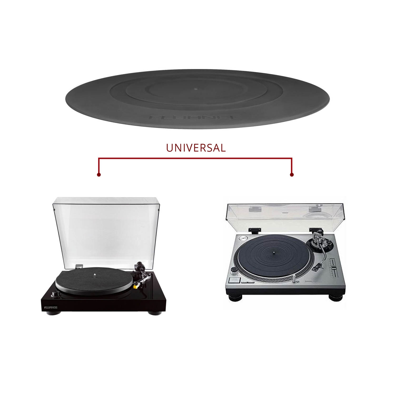 Fluance Turntable Mat - Audiophile Grade Design for Vinyl Record Players