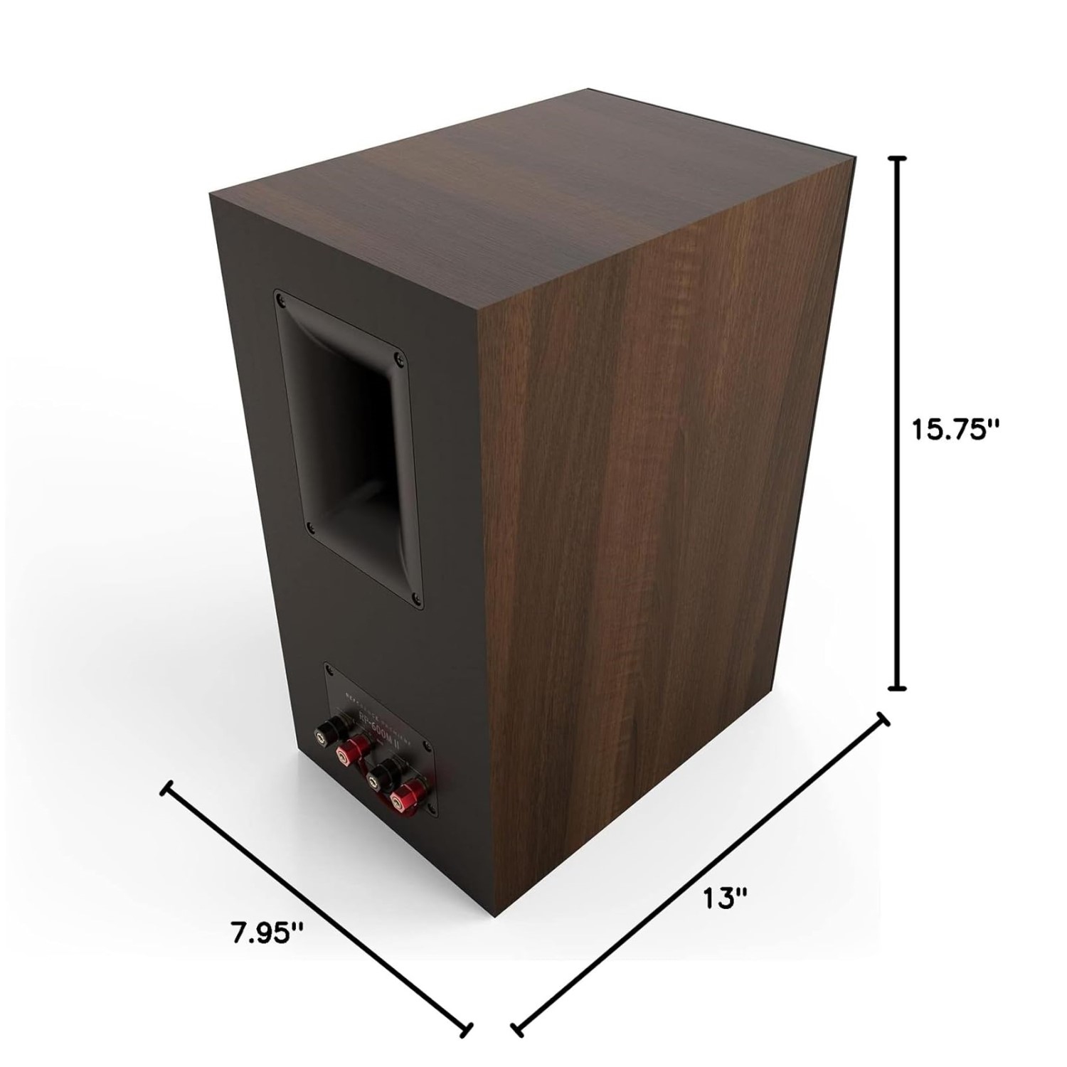 Klipsch Reference Premiere RP-600M II Bookshelf Speaker - Walnut