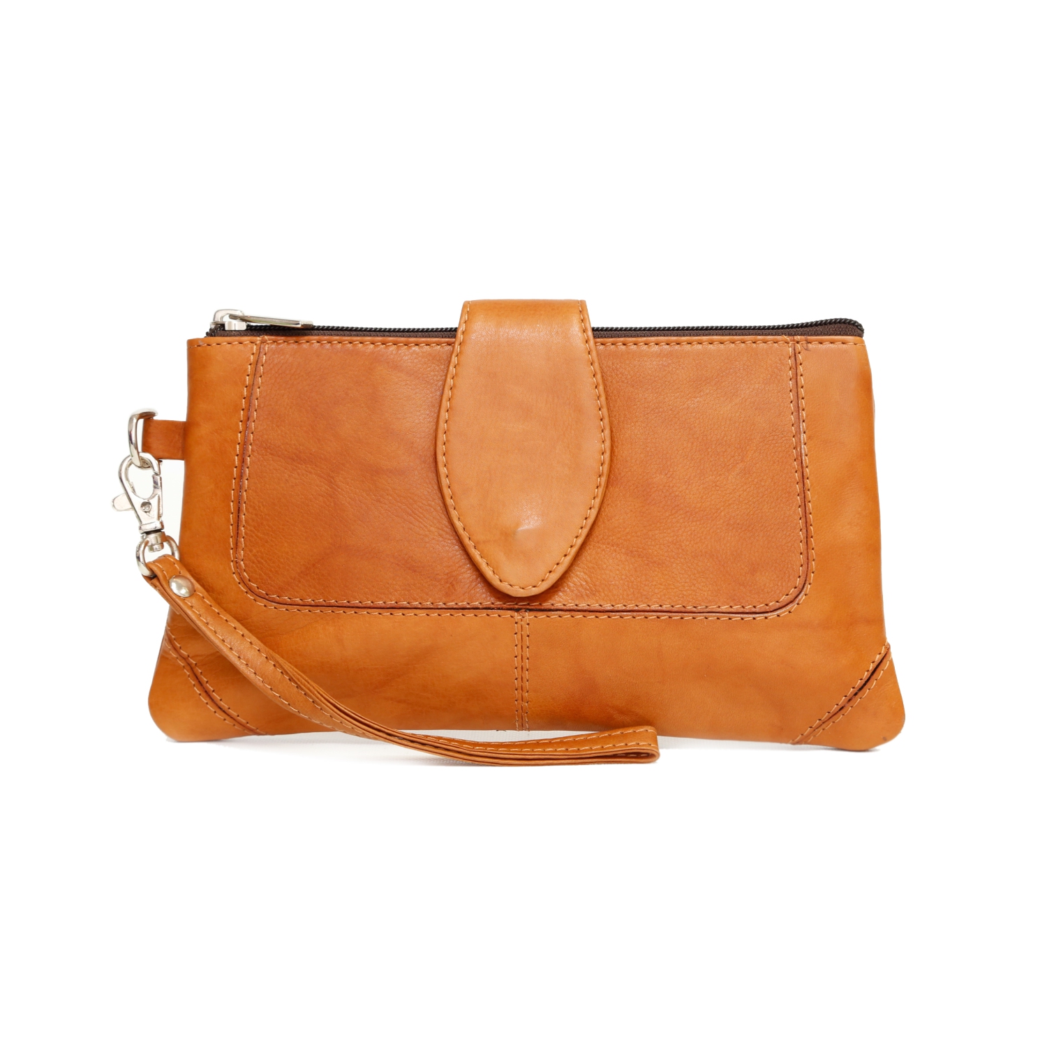 Sac en cuir Britanny d’Ashlin - Brun