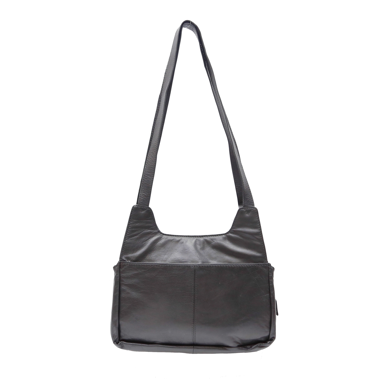 Ashlin Eliza Leather Organizer Bag - Black