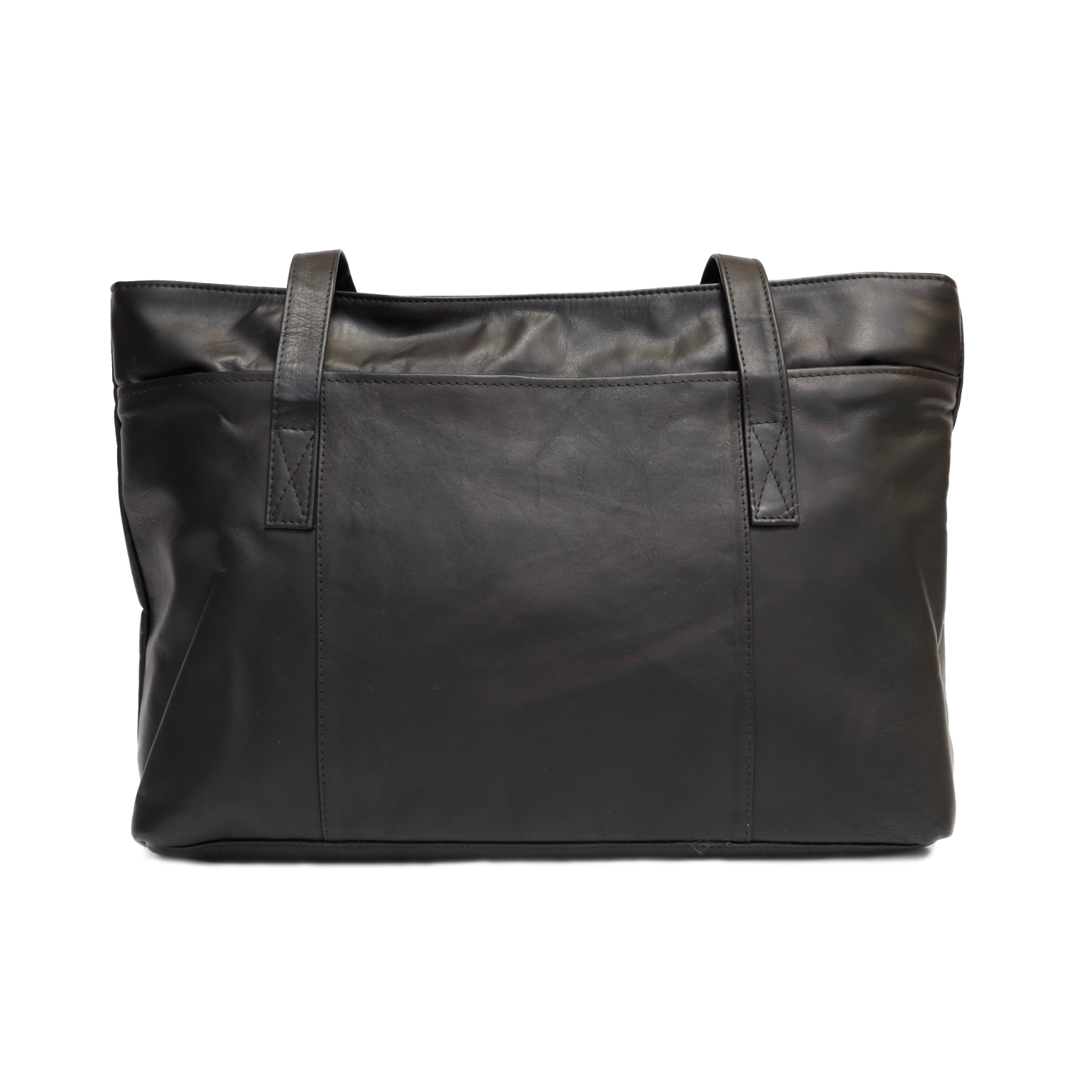 Ashlin Melia Leather Tote Bag - Black