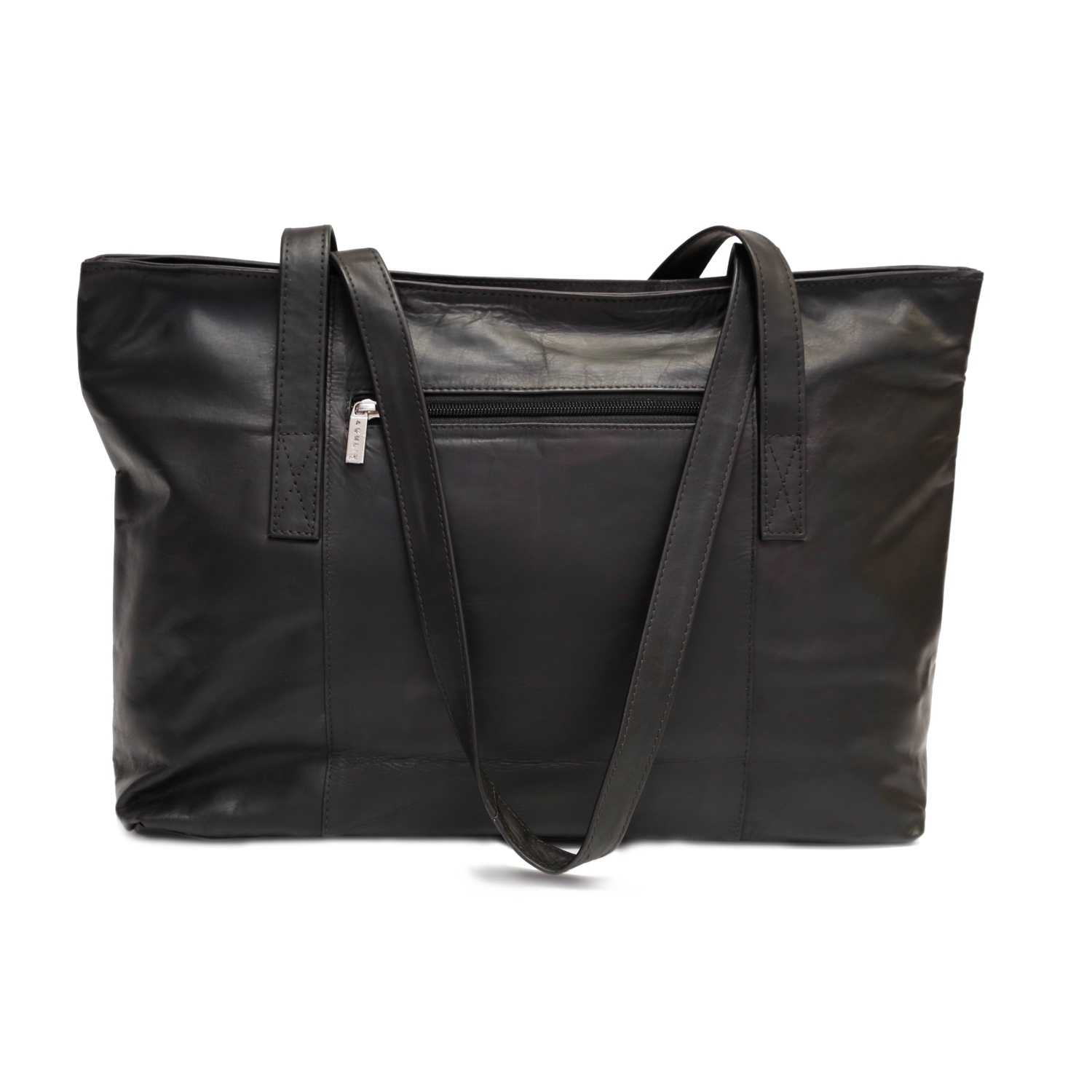 Ashlin Melia Leather Tote Bag - Black