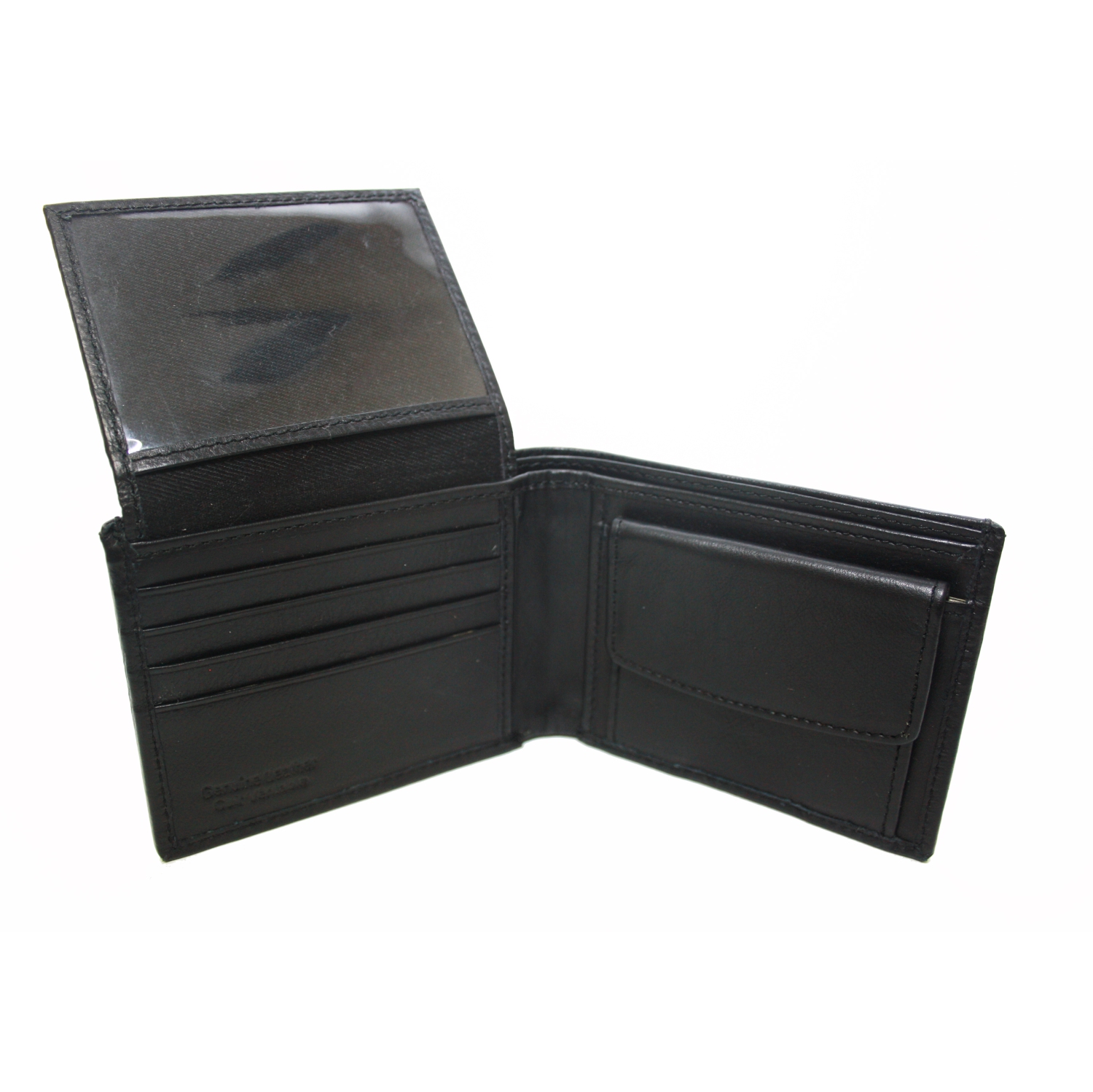 Ashlin Leather Men's Wallet - Black