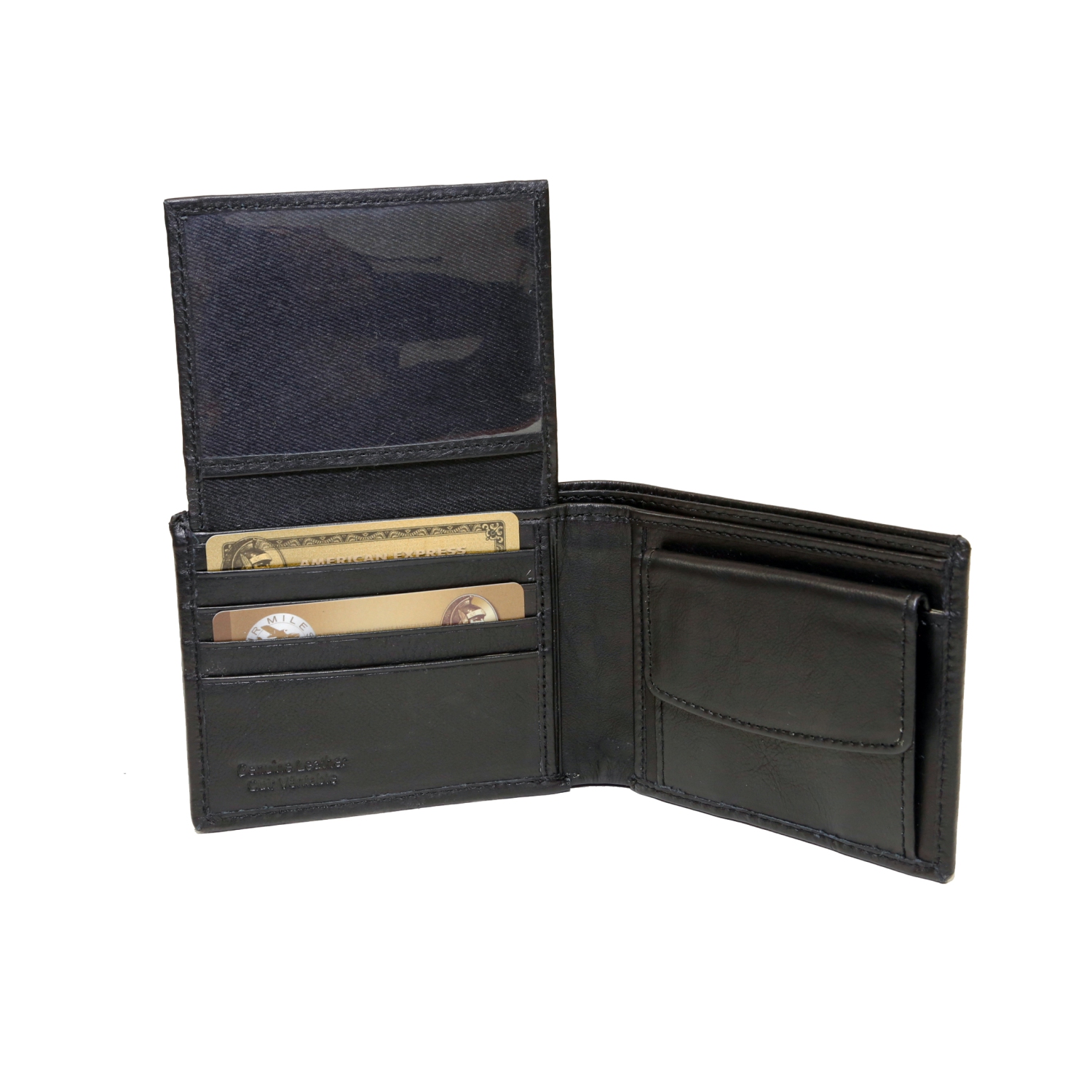 Ashlin Leather Men's Wallet - Black