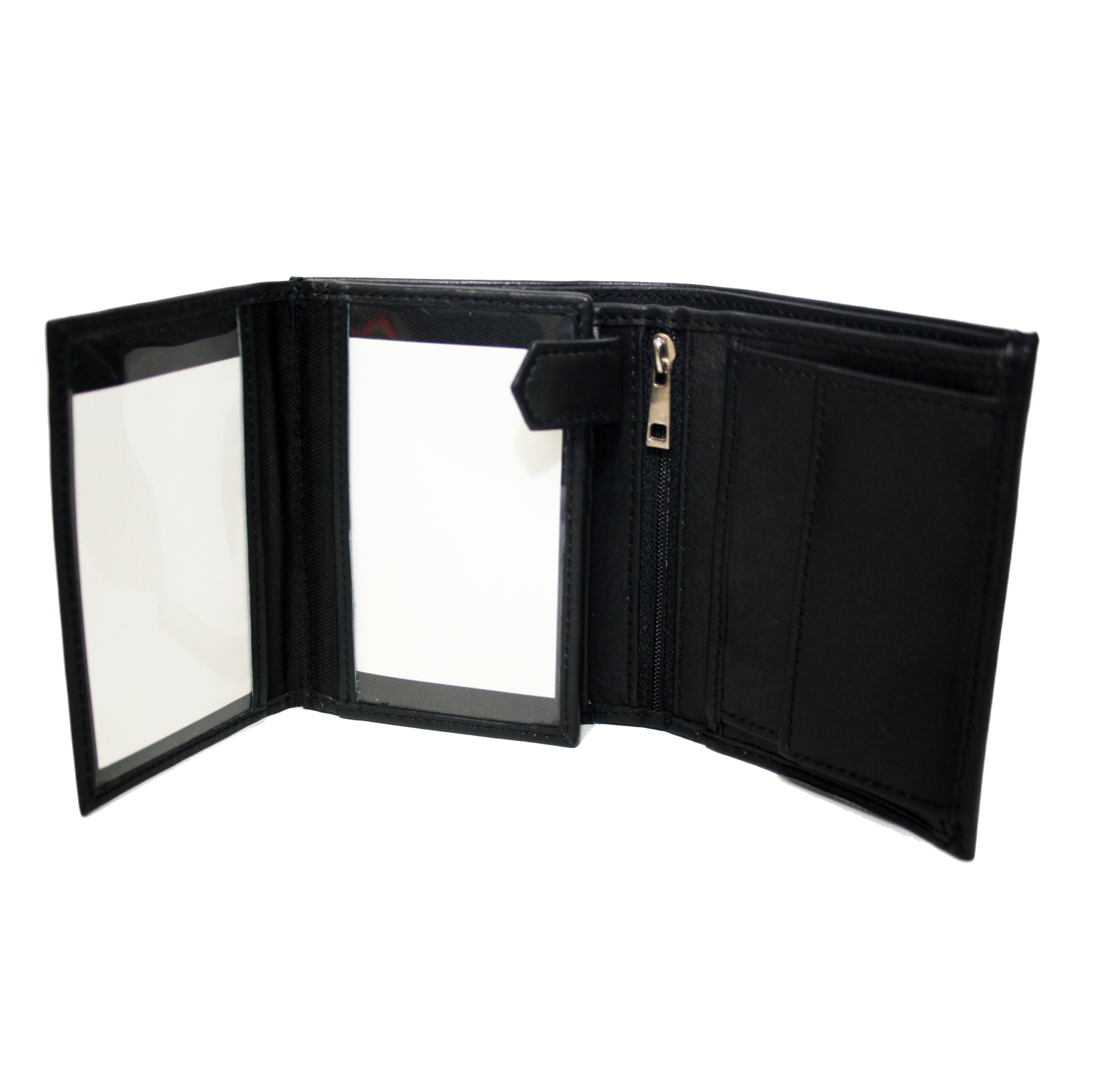 Portefeuille en cuir pour hommes d’Ashlin - Noir