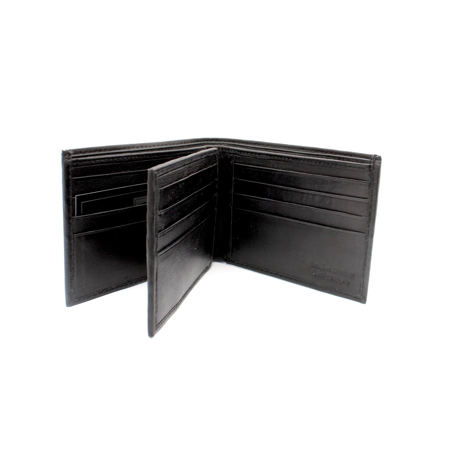 Ashlin Leather Men's Pocket Wallet - Black