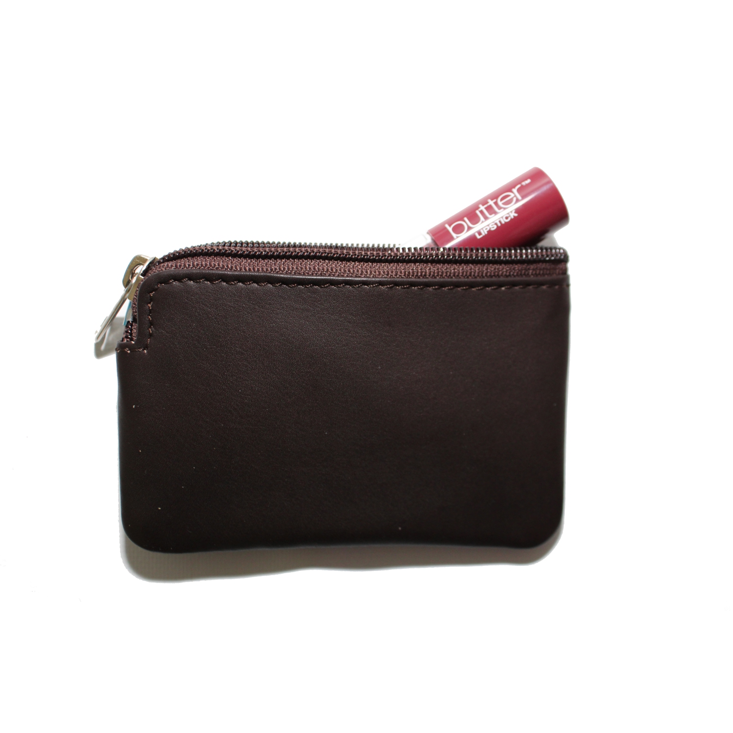 Porte-cartes en cuir Tuscany Adelle d’Ashlin - Brun foncé