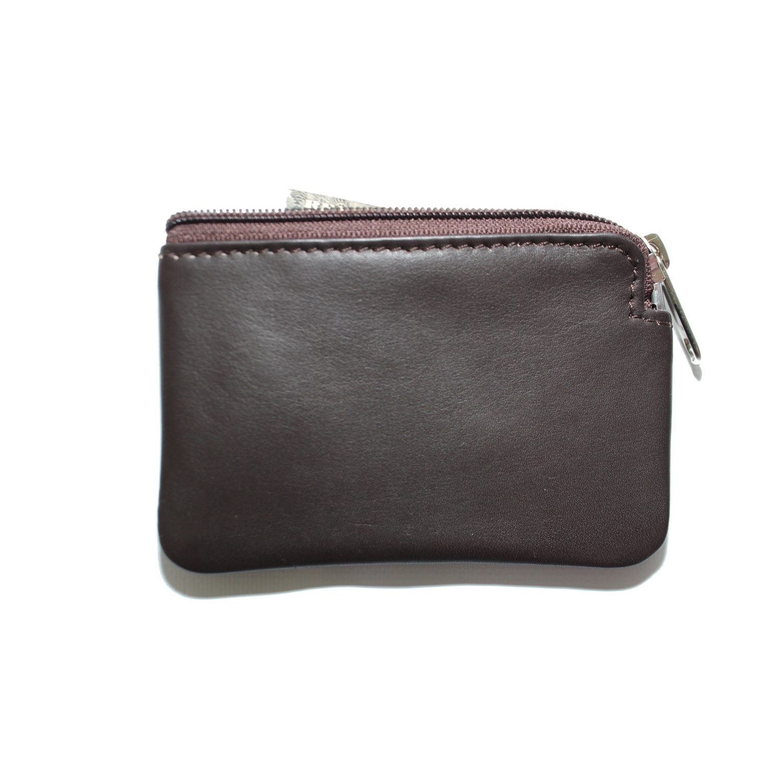 Porte-cartes en cuir Tuscany Adelle d’Ashlin - Brun foncé