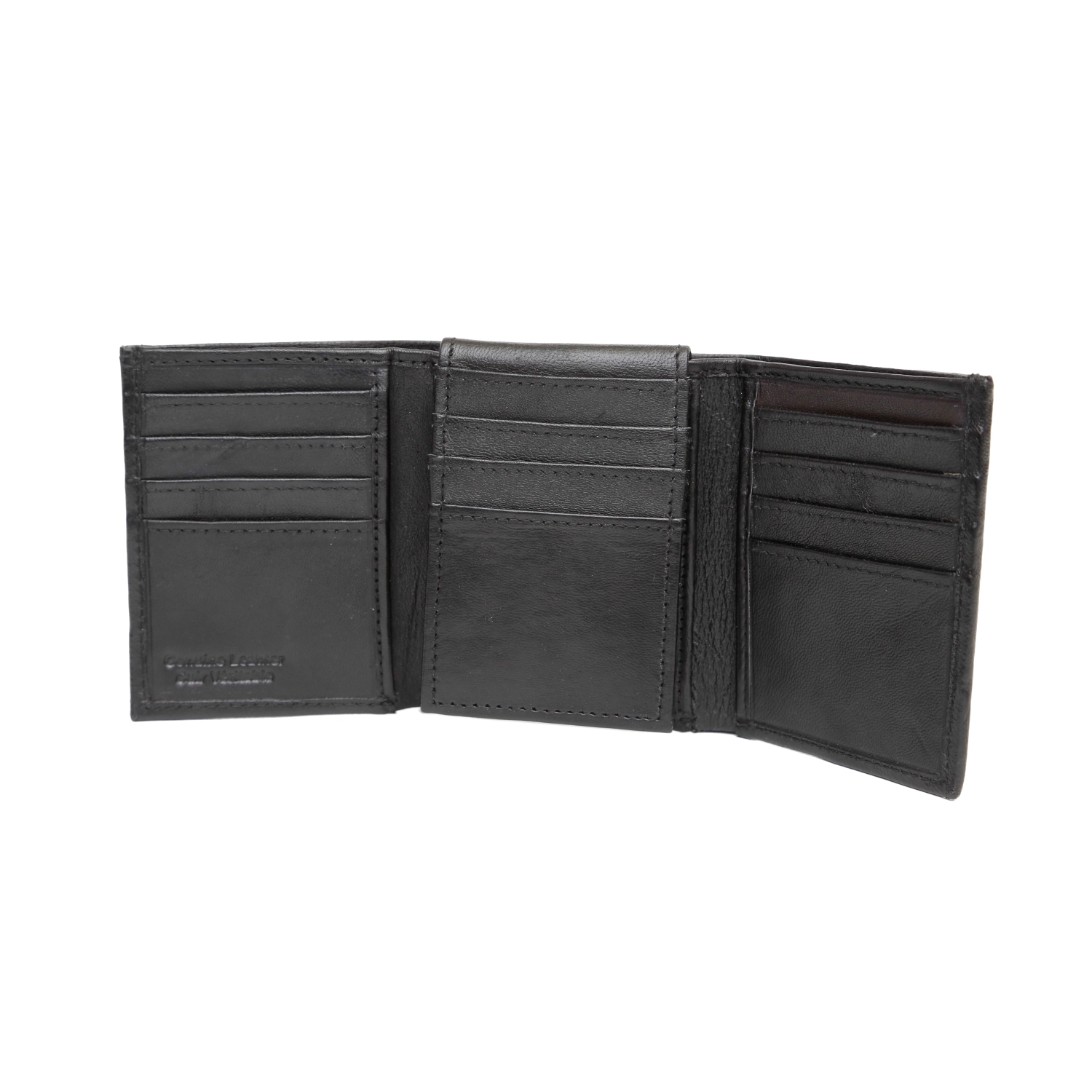 Ashlin JARVIS Lambskin Napa Leather Men's Wallet - Midnight