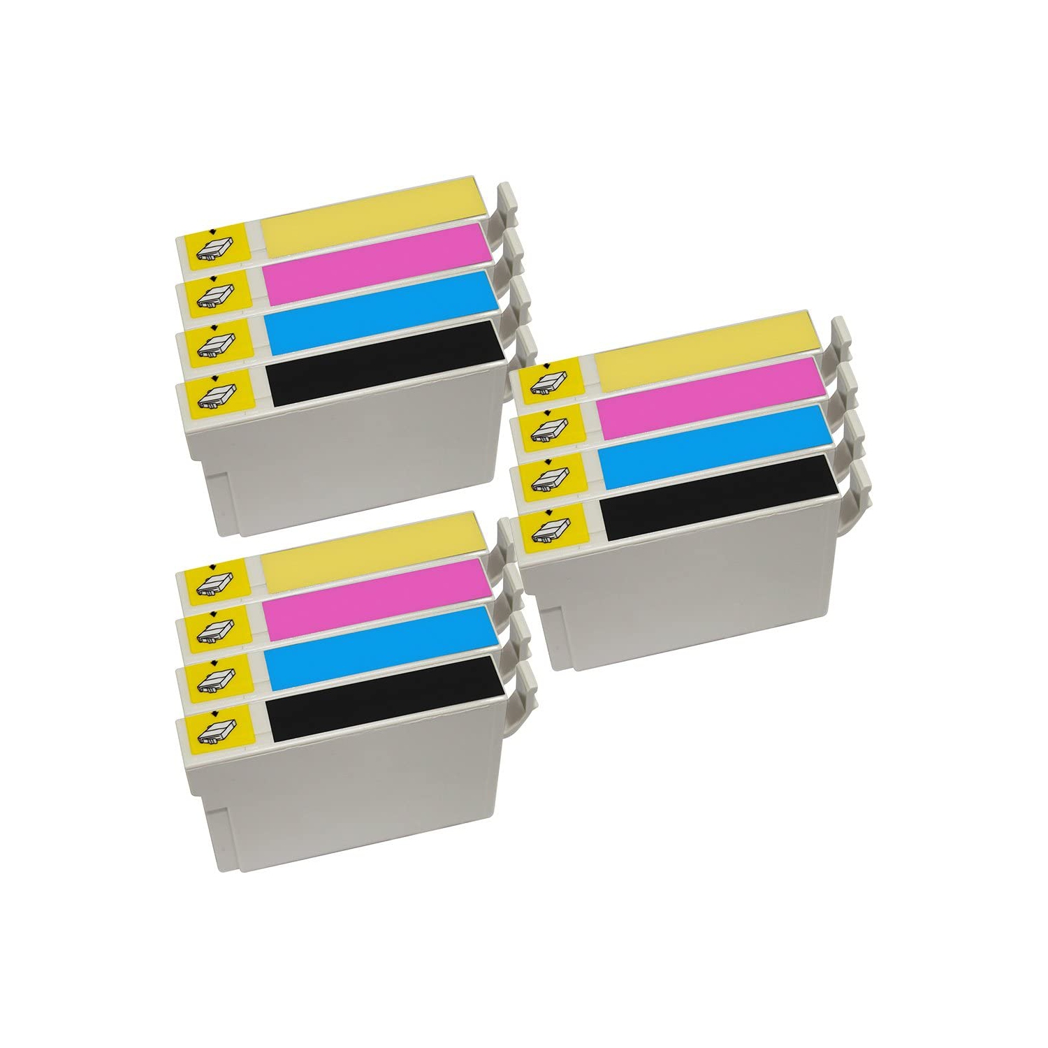 3 Ensemble de 4 cartouches d’encre de rechange 125 compatibles InkFirst® pour Epson 125 Stylus NX420 NX530 WorkForce 320 323 325 520