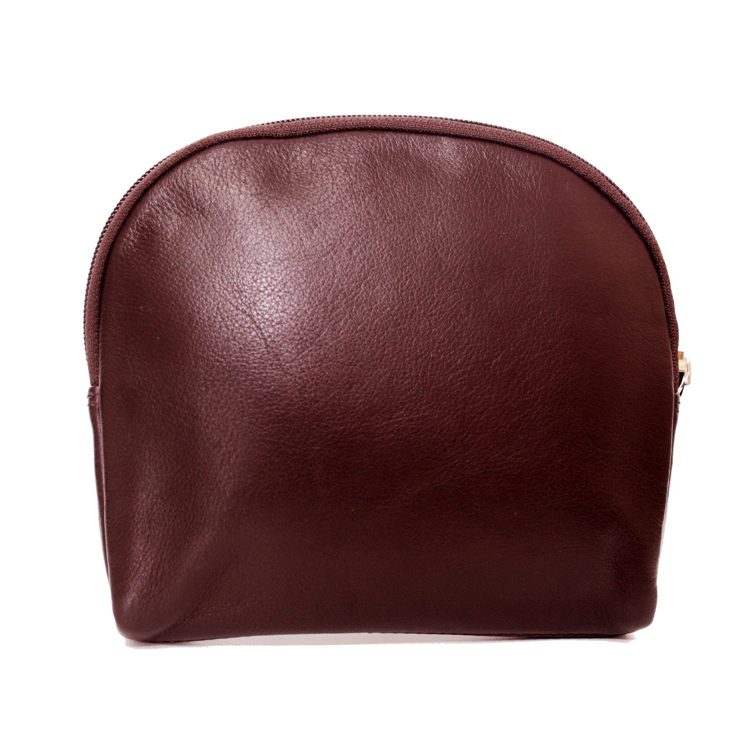 Étui à cosmétiques en cuir Leanah d’Ashlin - Brun