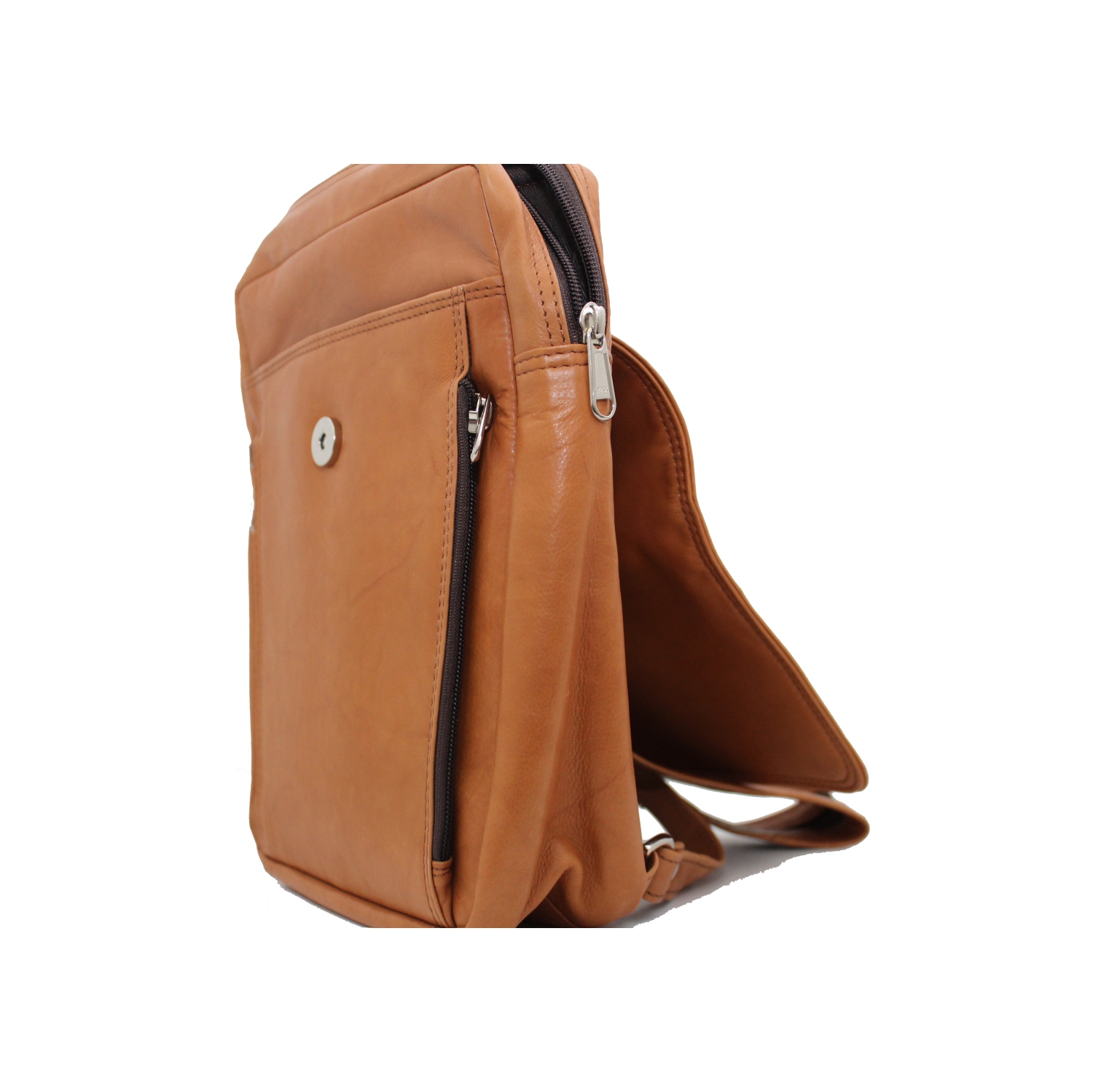 Sac à dos en cuir Mariah d’Ashlin - Brun