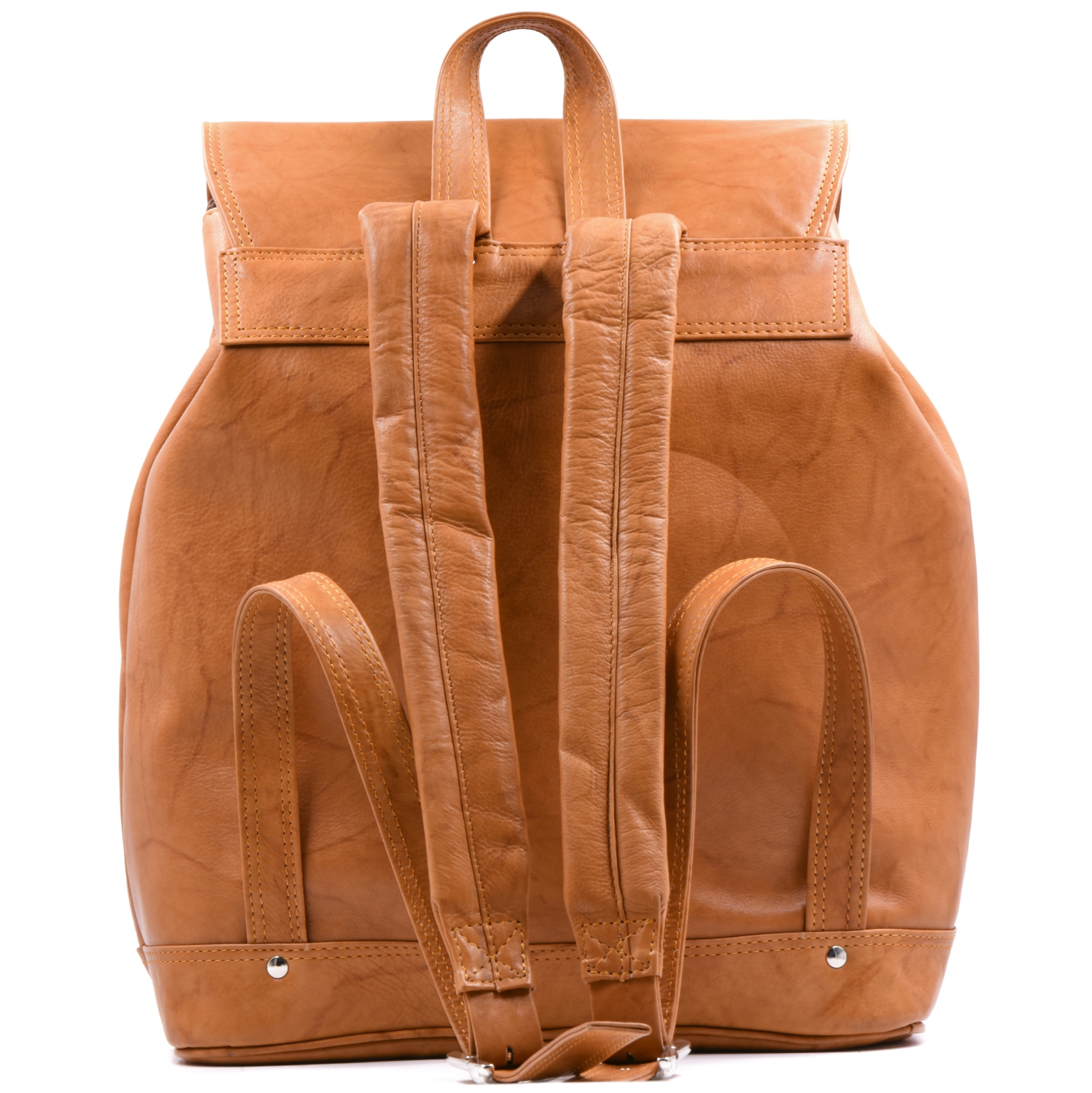 Ashlin Jessy Leather Knapsack - Brown