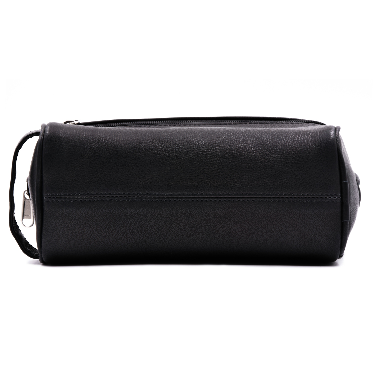 Trousse de toilette en cuir d’agneau nappa pour hommes CANNATA d’Ashlin - Noir minuit