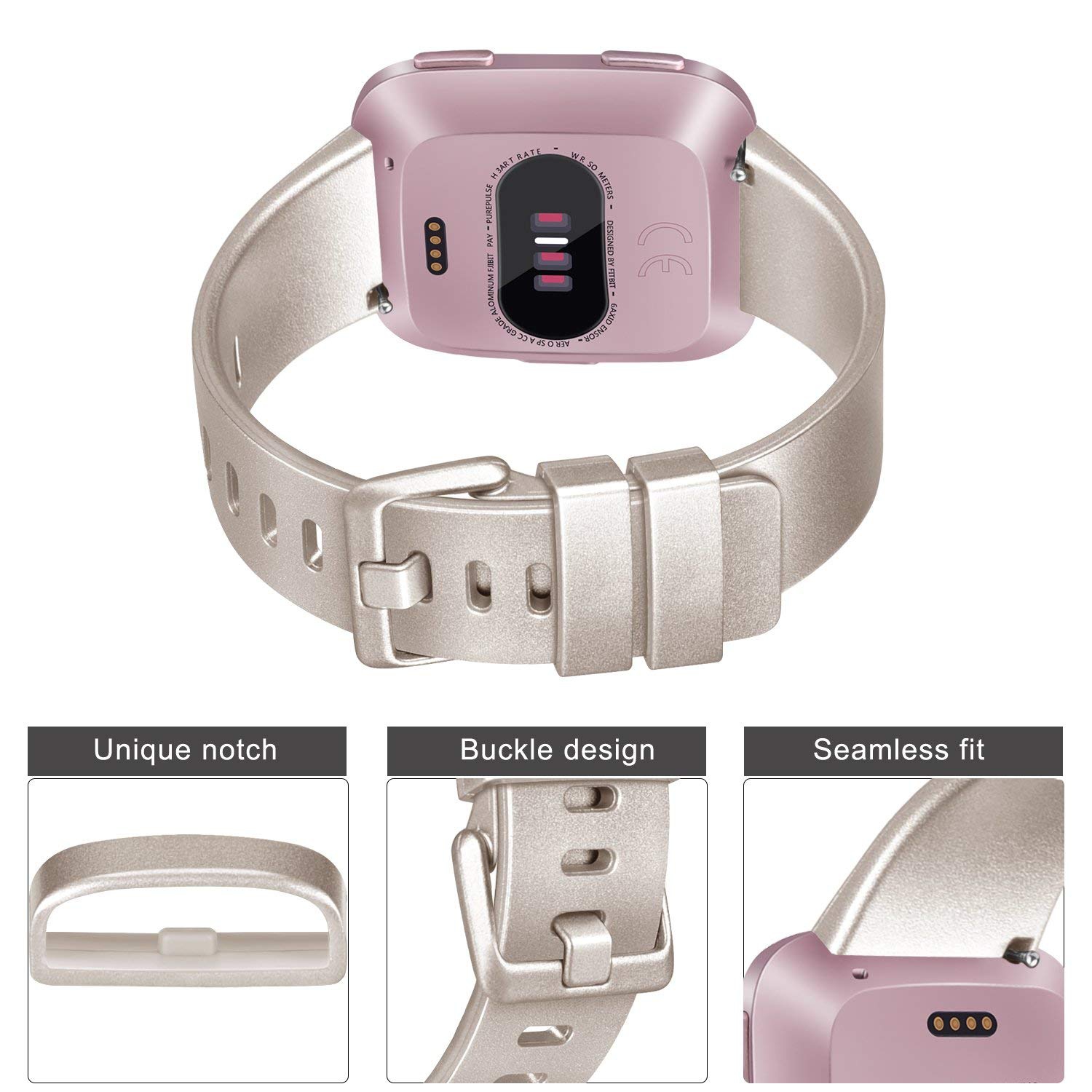 Bracelets de rechange pour Versa, Versa Lite, Versa 2, Versa se, Vancelle classique de Fitbit