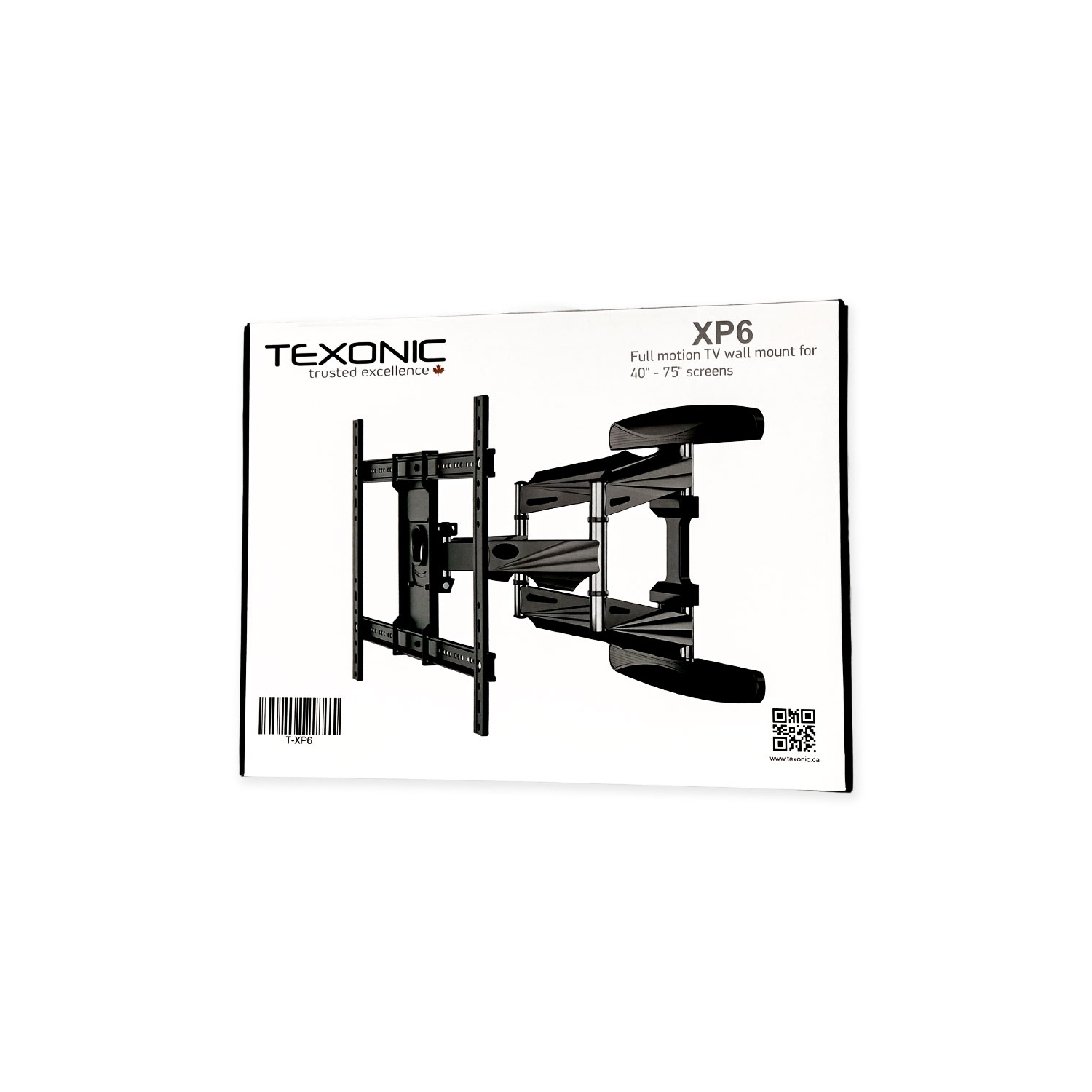 TEXONIC Support mural pour téléviseur à mouvement complet de 40 "à 75" | Profil mince