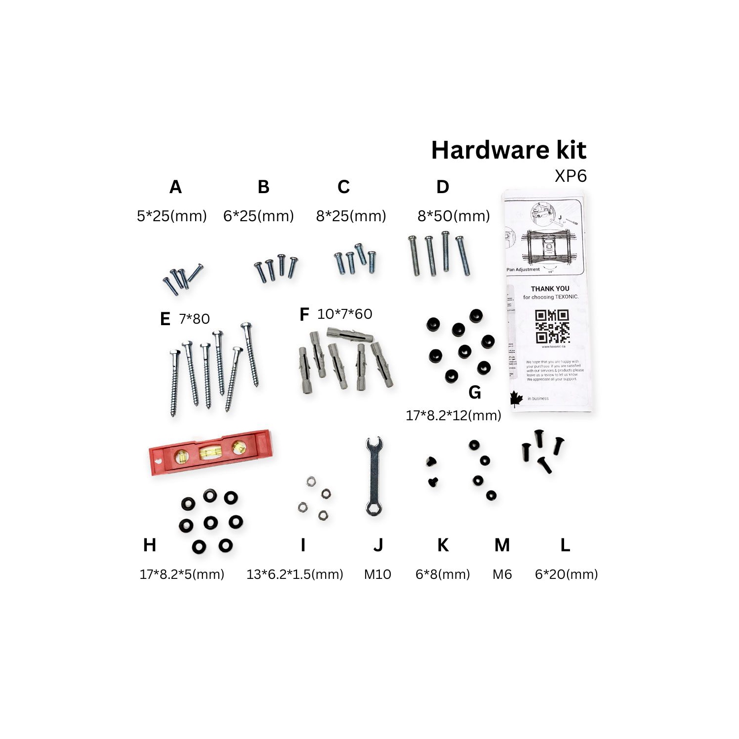 TEXONIC Support mural pour téléviseur à mouvement complet de 40 "à 75" | Profil mince