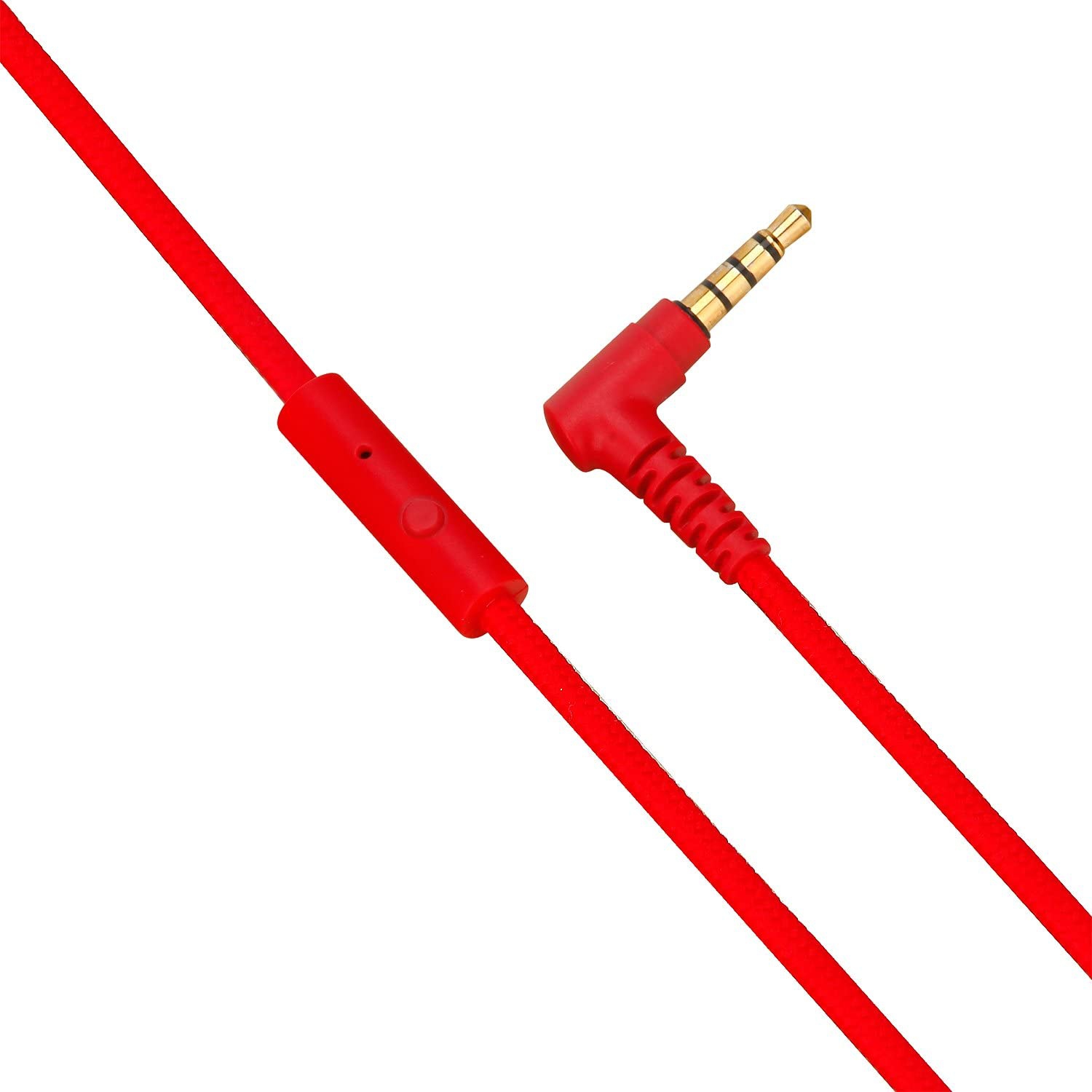 casque d’écoute pliable stéréo ajustable de rockpaa serre-tête léger avec microphone de 3,5 mm pour téléphones intelligents iPhone tablette portable