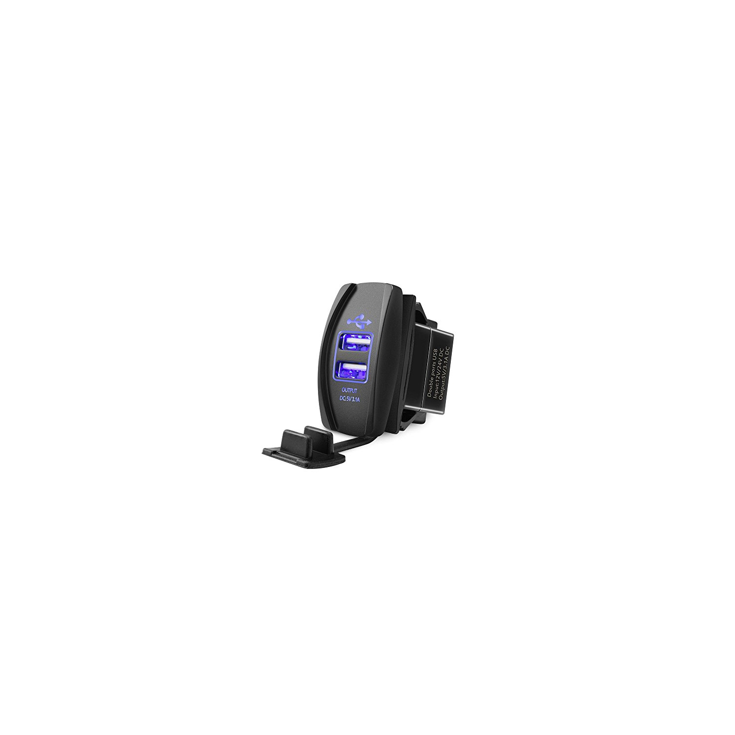 Cell Phone Accessories with Blue LED Light Dual USB Power Cell Phone Accessories with Blue LED Light Dual USB Power