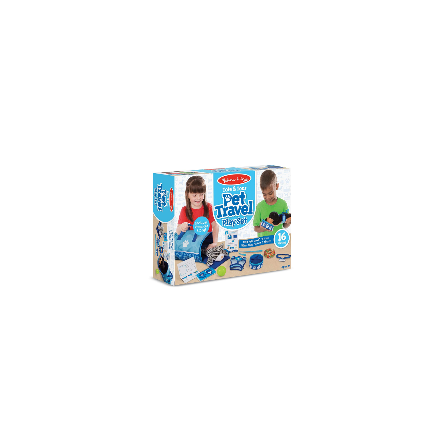 Melissa & Doug - 8541 | Tote & Tour Pet Travel Play Set