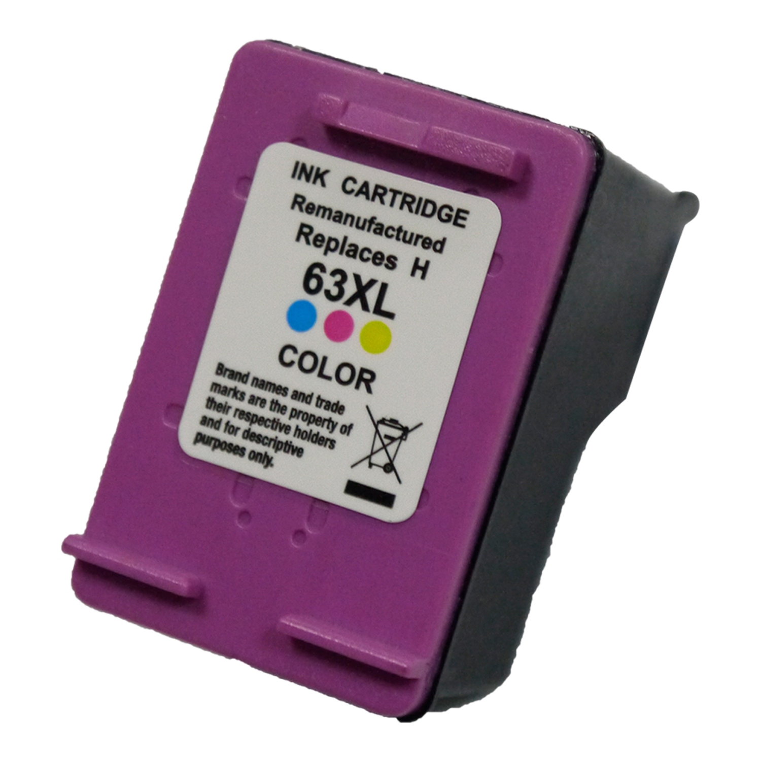NEW SUPERIOR QUALITY! HP 63XL Color Compatible Ink Cartridge - FREE SHIPPING OVER $50!!