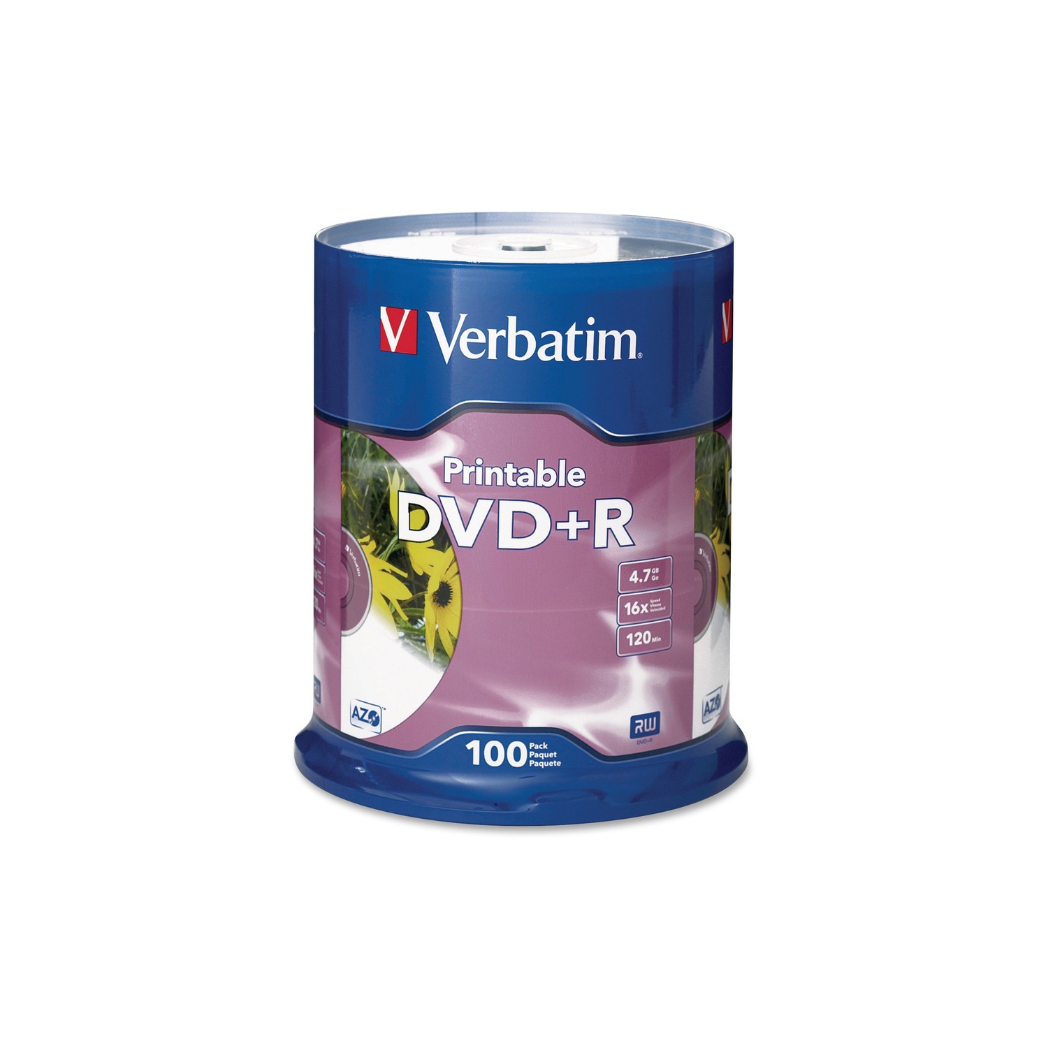 Verbatim DVD+R 4.7GB 16X Spindle