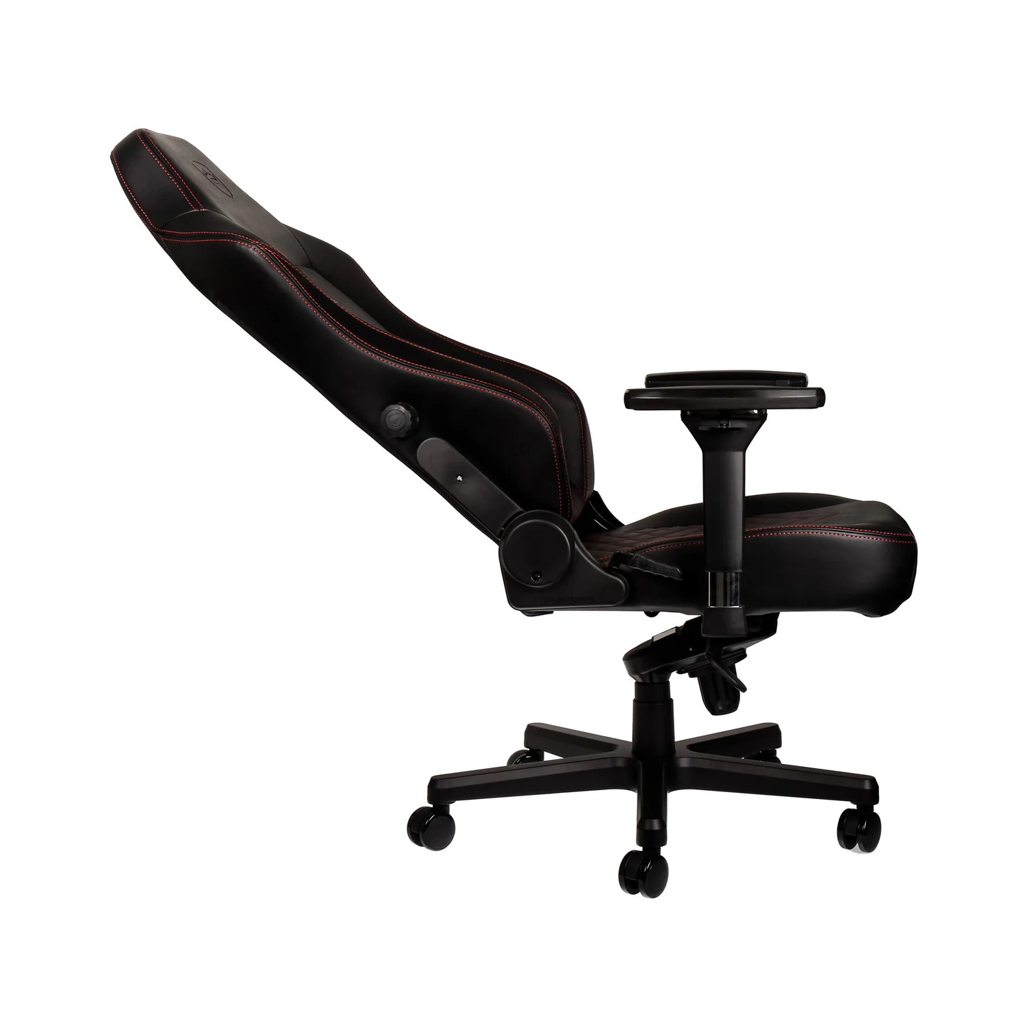 noblechairs HERO Premium Gaming and Office Chair - Superior Ergonomics, PU Leather cover, Supports up to 150 kg, Black/Red