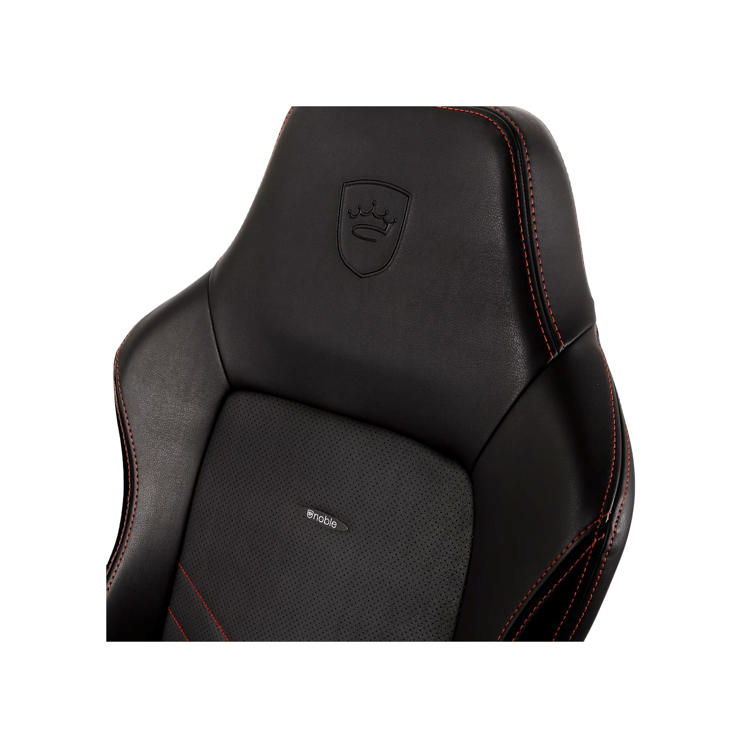 noblechairs HERO Premium Gaming and Office Chair - Superior Ergonomics, PU Leather cover, Supports up to 150 kg, Black/Red