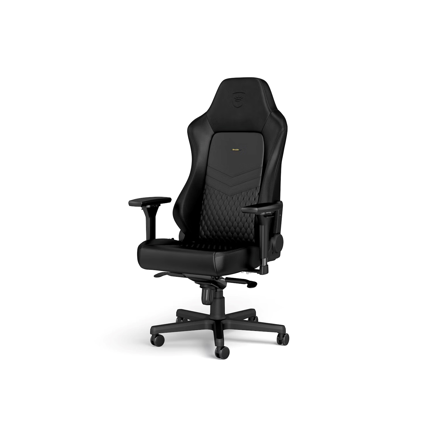 noblechairs HERO Premium Gaming and Office Chair - Superior Ergonomics, Genuine Real Leather Upholstery, Supports up to 150 kg, Black