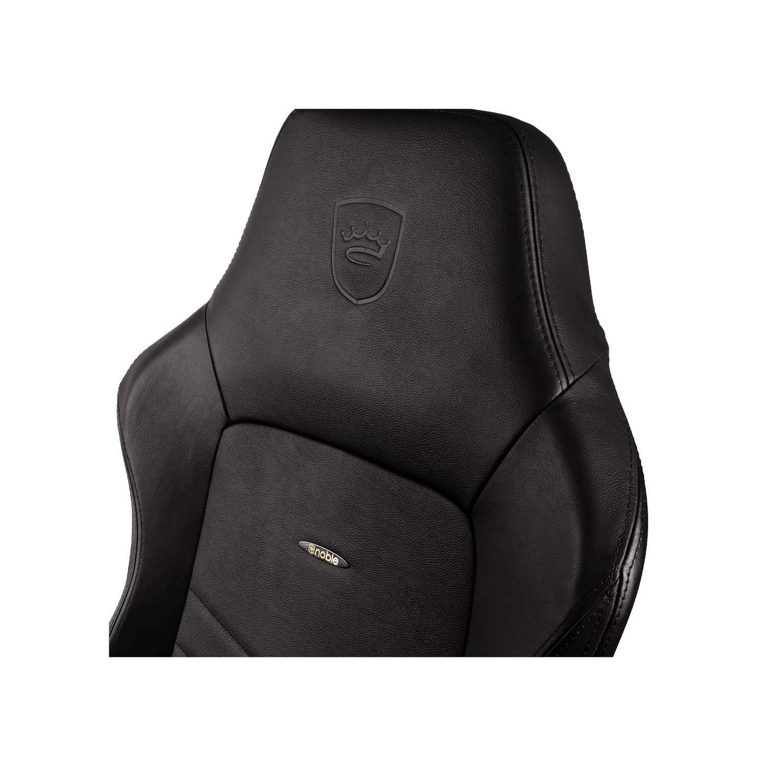 noblechairs HERO Premium Gaming and Office Chair - Superior Ergonomics, Genuine Real Leather Upholstery, Supports up to 150 kg, Black