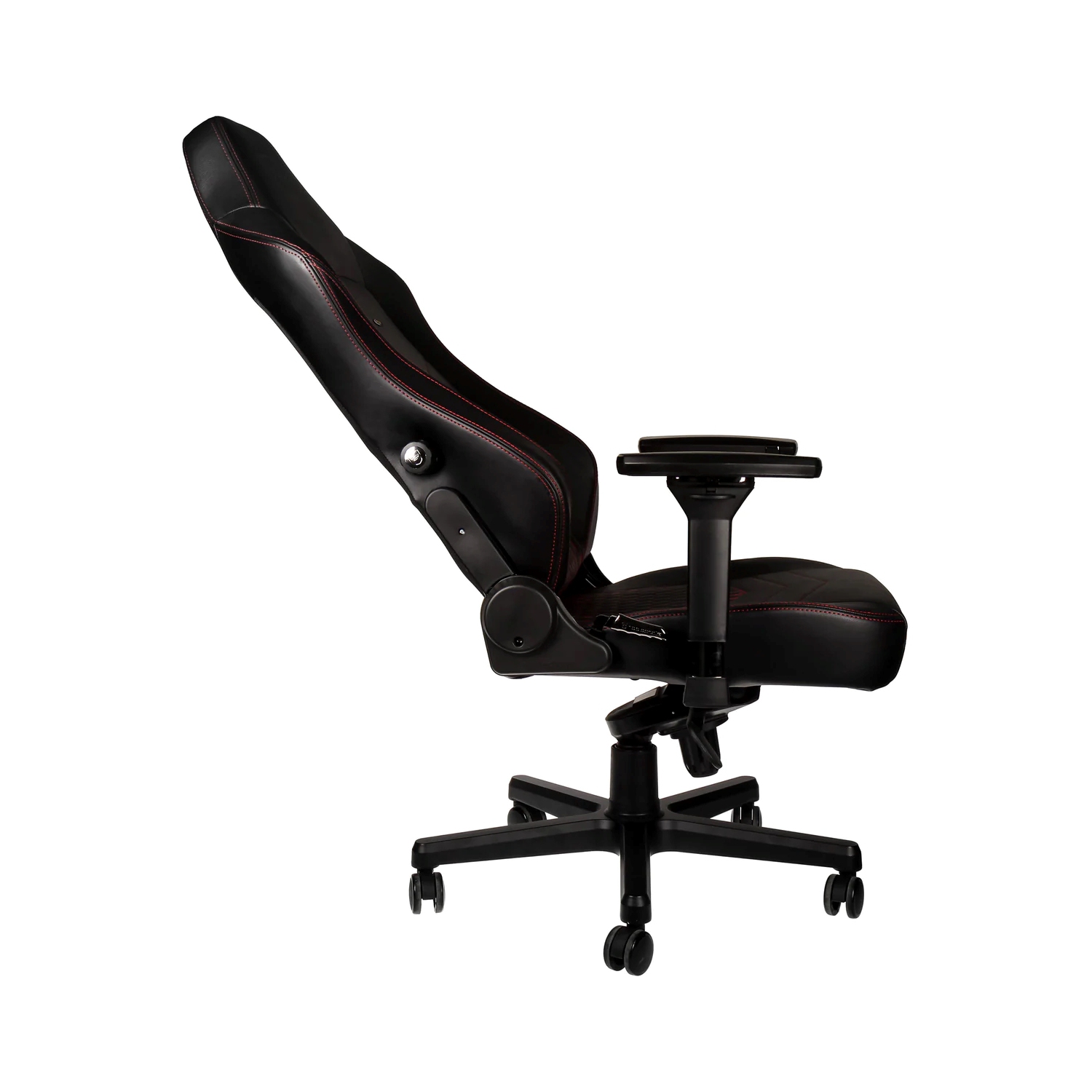 noblechairs HERO Premium Gaming and Office Chair - Superior Ergonomics, Genuine Real Leather Upholstery, Supports up to 150 kg, Black/Red