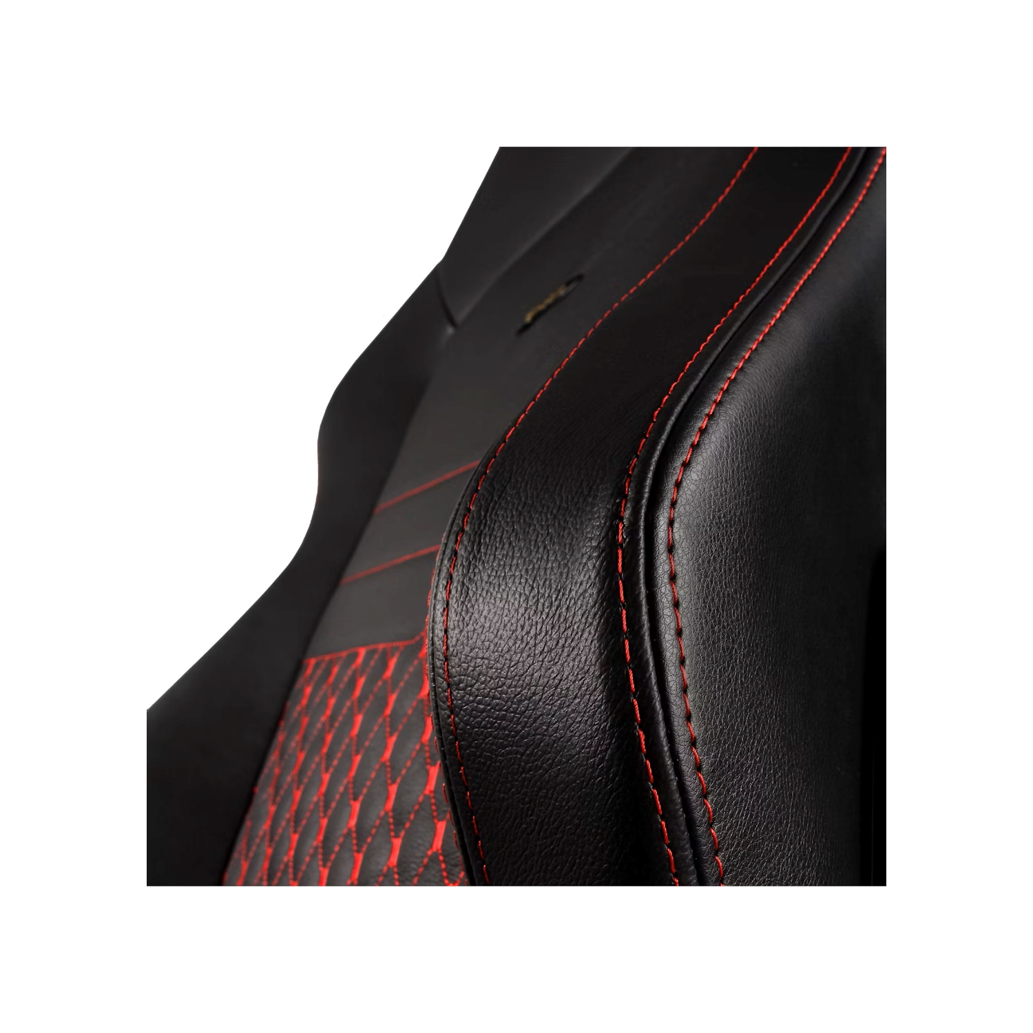 noblechairs HERO Premium Gaming and Office Chair - Superior Ergonomics, Genuine Real Leather Upholstery, Supports up to 150 kg, Black/Red