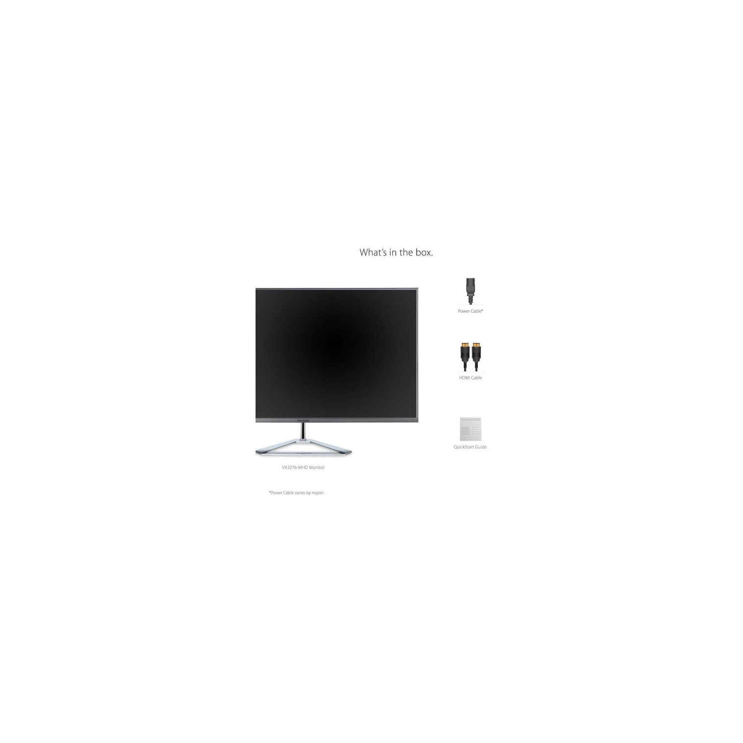 8&nbsp;ms moniteur LED IPS 75&nbsp;Hz FHD mince 32&nbsp;po Viewsonic - Argenté