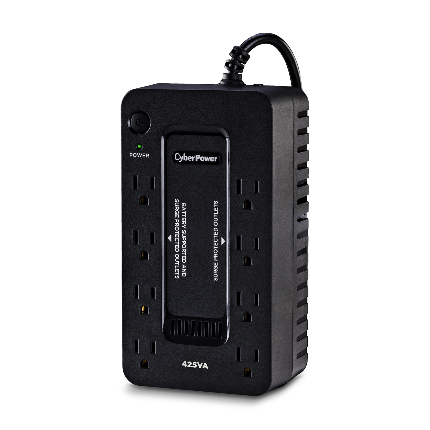CyberPower ST425 Standby UPS System, 425VA/260W, 8 Outlets, Compact