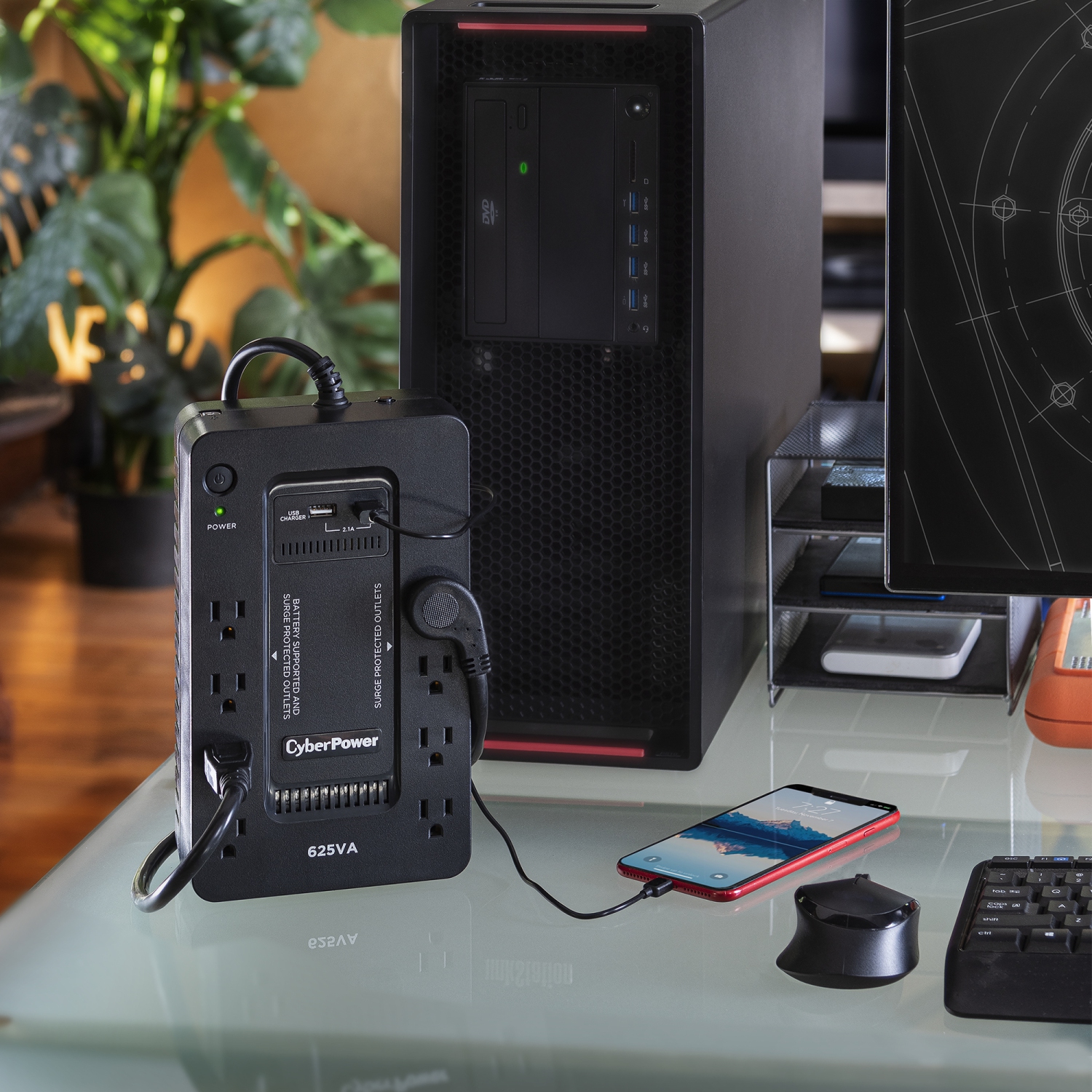 Cyberpower 625VA UPS Battery Backup