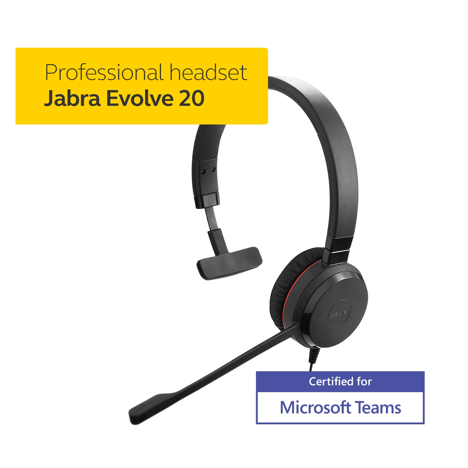 Jabra Evolve 20SE MS Mono