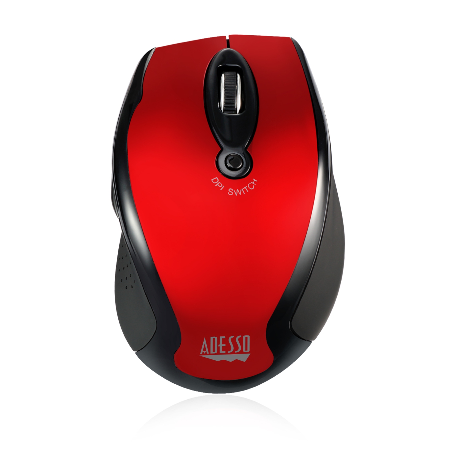 Adesso Technology Wireless Optical Mouse - Red