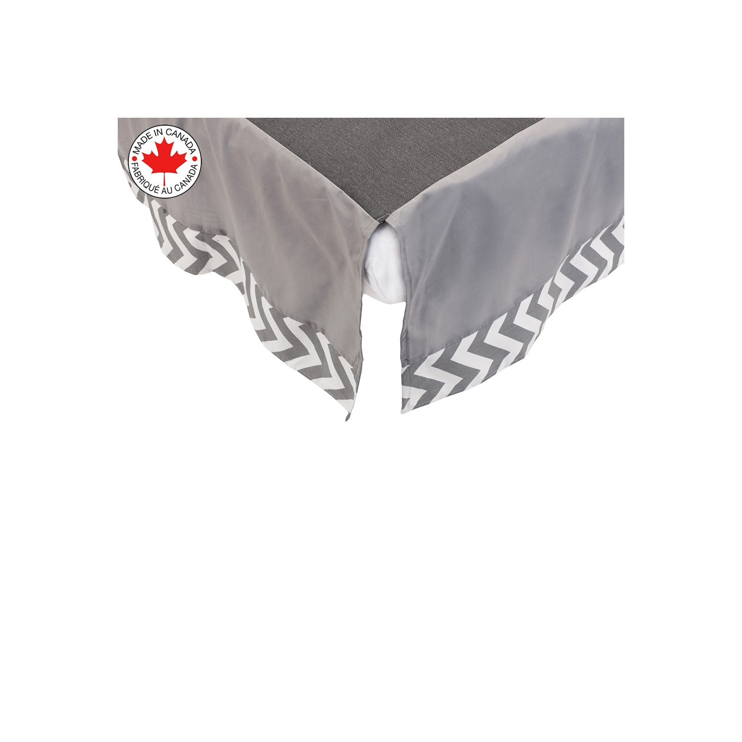 BEBELELO BABY CRIB BEDDING 8 PIECE ZIGZAG SET, PERFECT FOR BABY GIRLS AND BOYS, INCLUDES GRAY AND WHITE GIRAFFE DESIGN