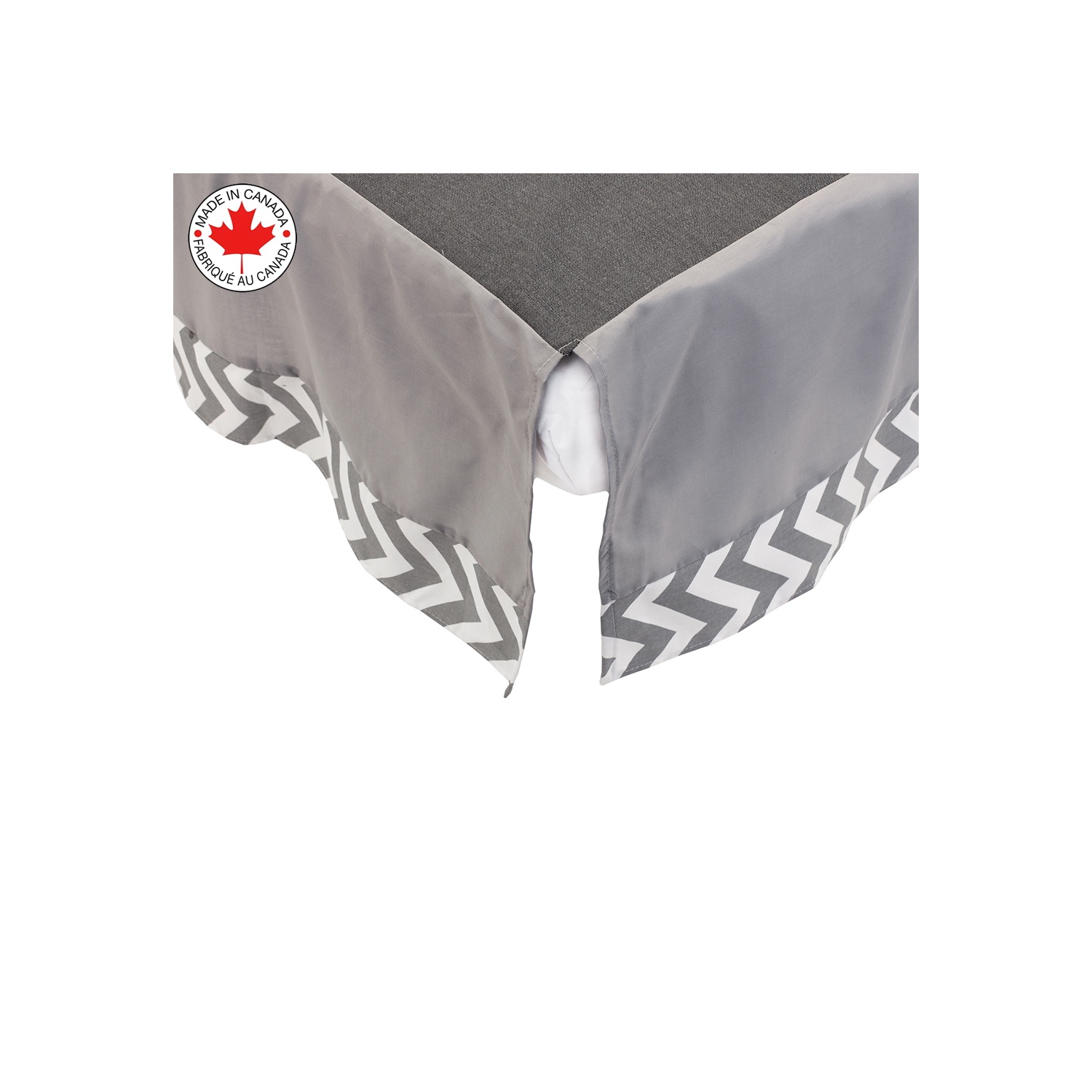 BEBELELO BABY CRIB BEDDING 8 PIECE GREY ZIGZAG SET, PERFECT FOR BABY GIRLS AND BOYS, INCLUDES PINK PUPPY DESIGN