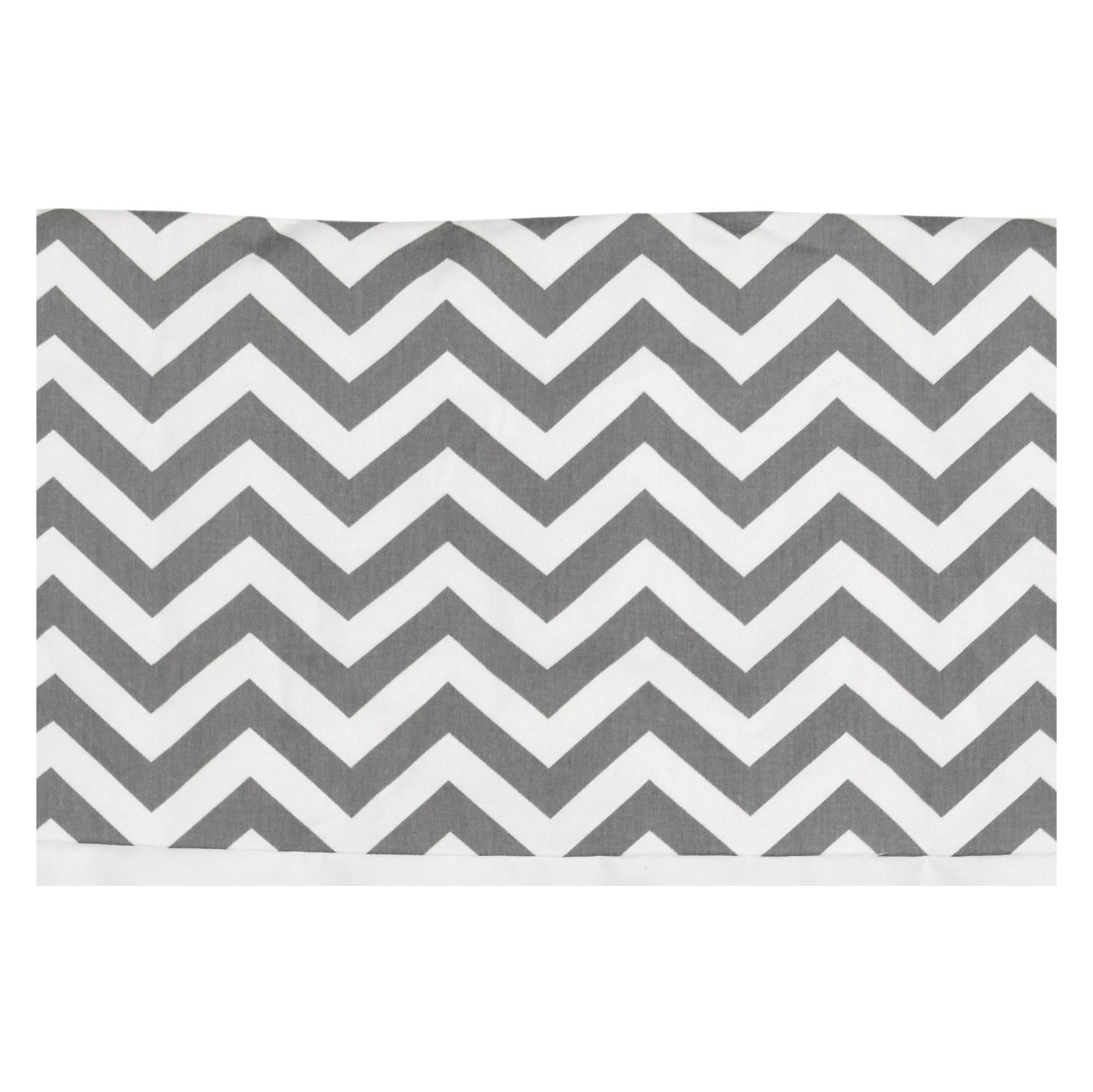 BEBELELO BABY CRIB BEDDING 8 PIECE GREY ZIGZAG SET, PERFECT FOR BABY GIRLS AND BOYS, INCLUDES WHITE PUPPY DESIGN
