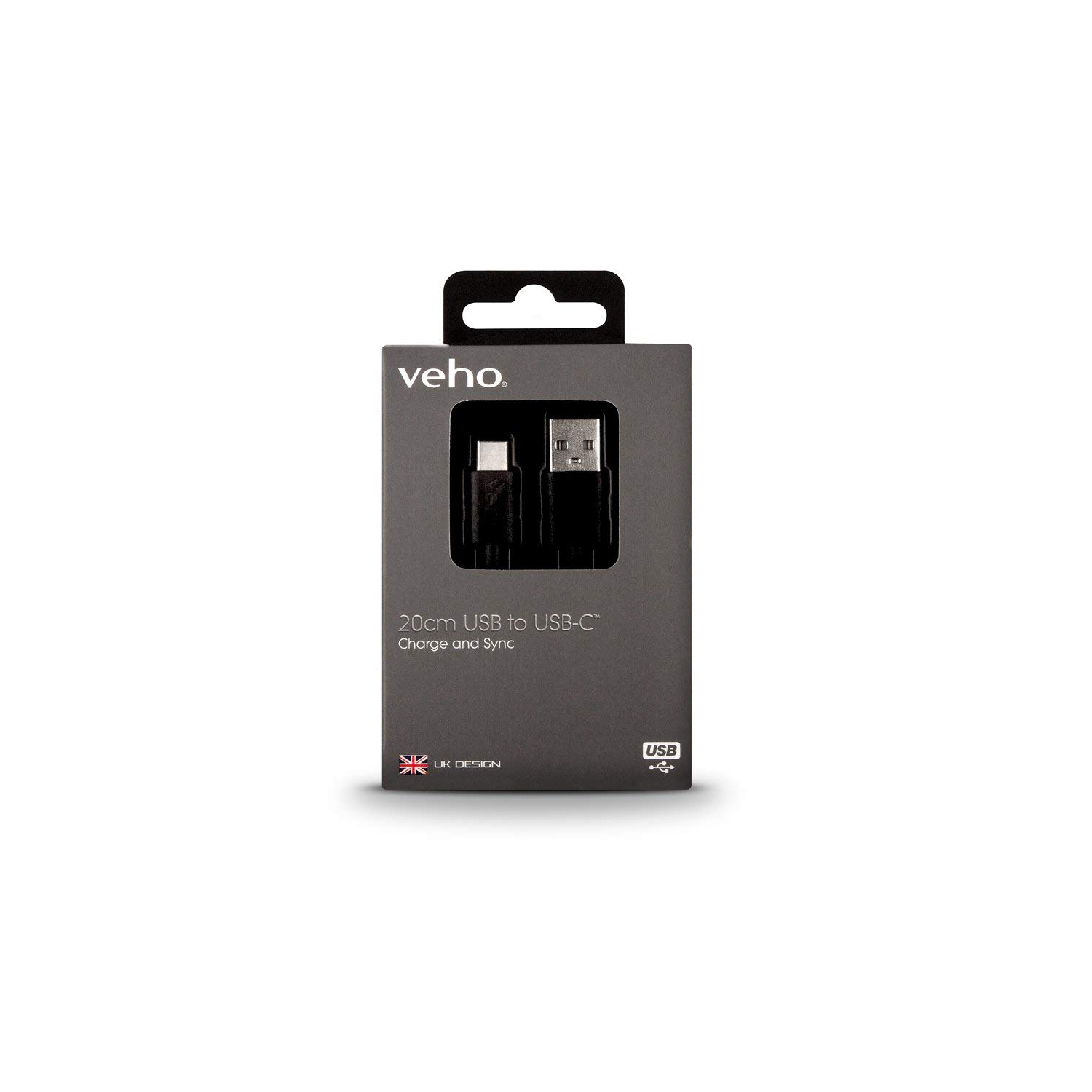 Câble USB-C de 20 CM Pebble de Veho