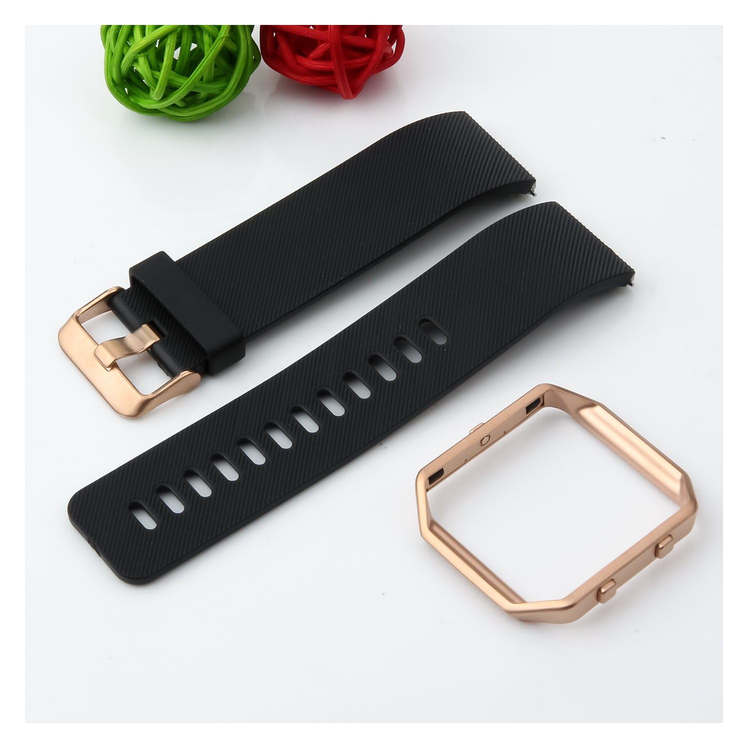Bracelets Blaze avec cadre de Fitbit, bracelet de rechange en silicone sport pour montre intelligente Blaze Fit Bit Blaze de Fitbit petit format