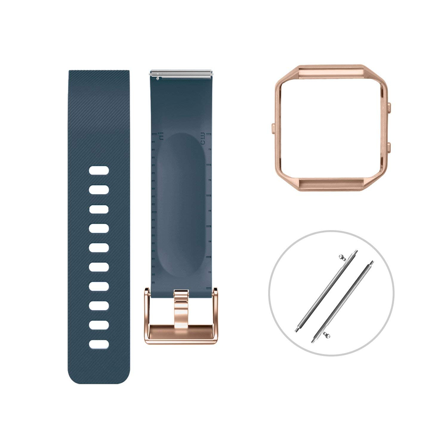 Fitbit Blaze Bands with Frame, Sport Silicone Replacement Strap for Fitbit Blaze Smart Fitness - Wristbands Small