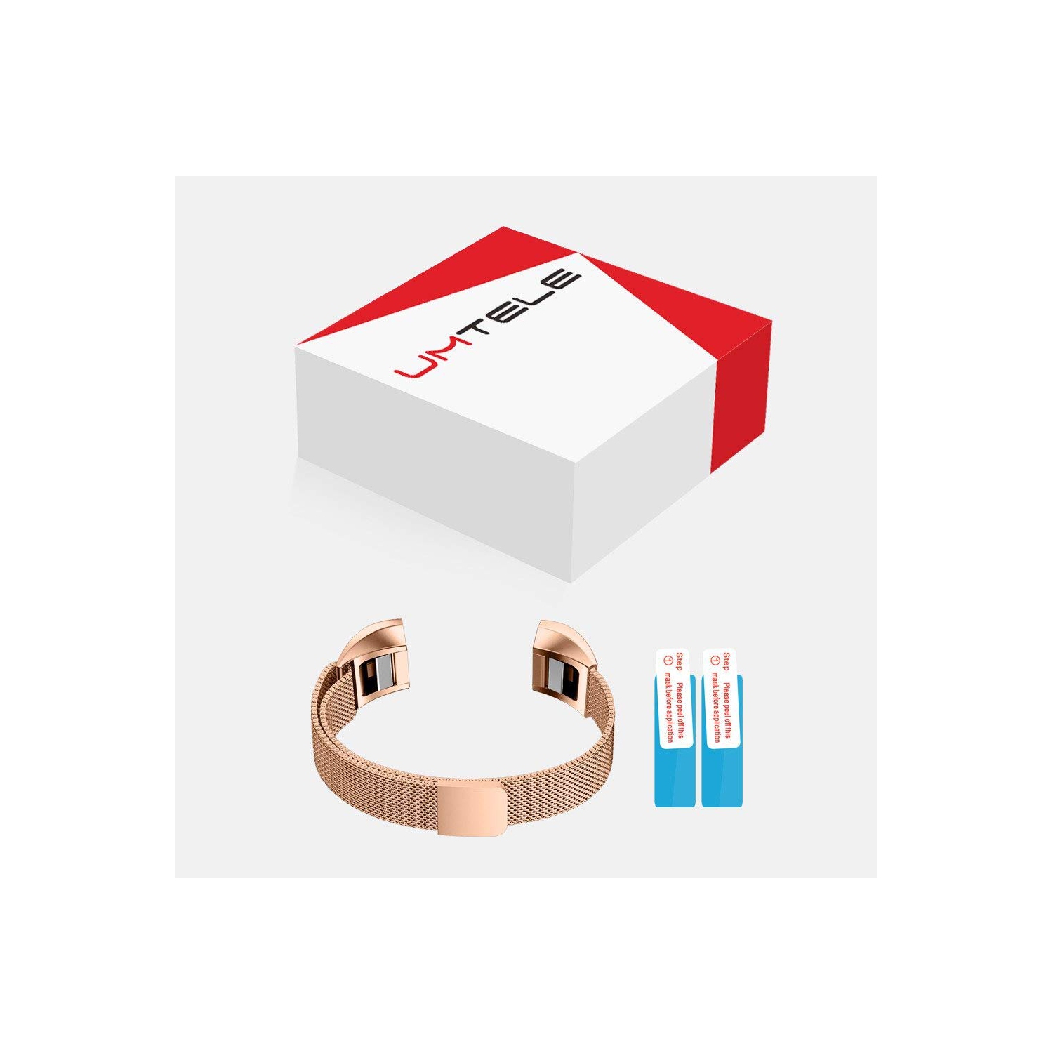 Fitbit Alta, bracelet de remplacement à boucle en acier inoxydable milanais pour Alta, Alta HR, petit