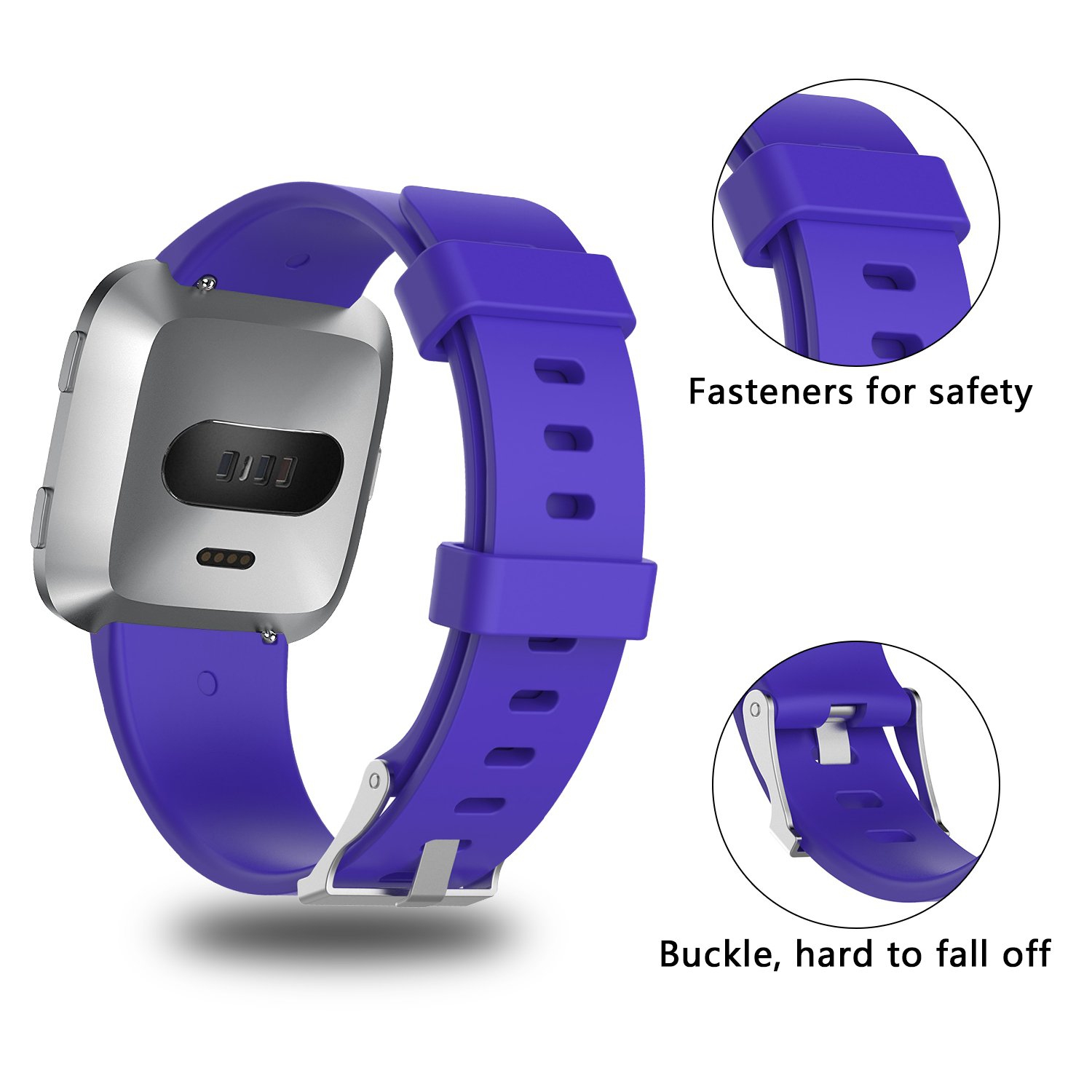 Fitbit versa bands on sale purple