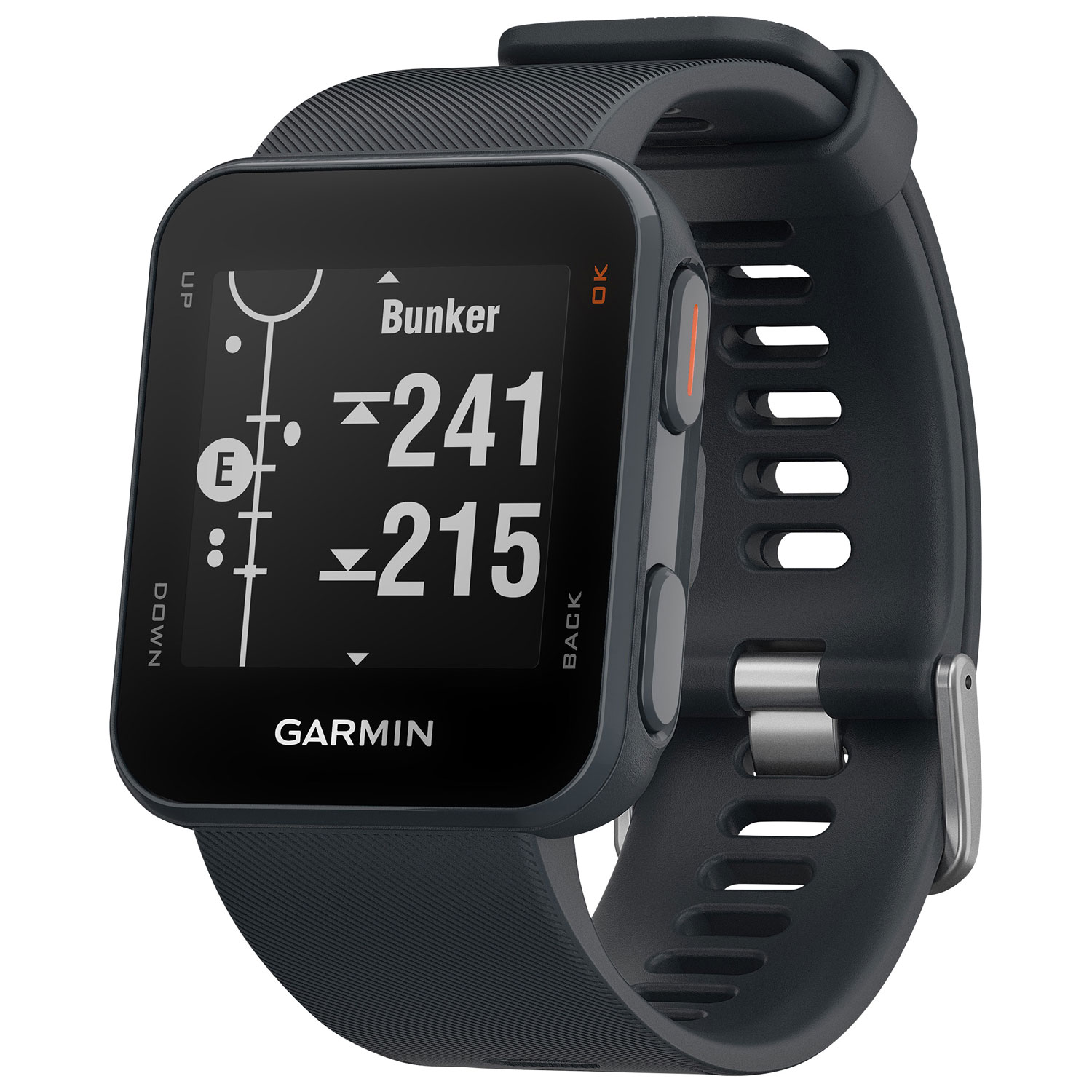 Garmin Approach S10 Golf Watch with Preloaded Courses - Granite