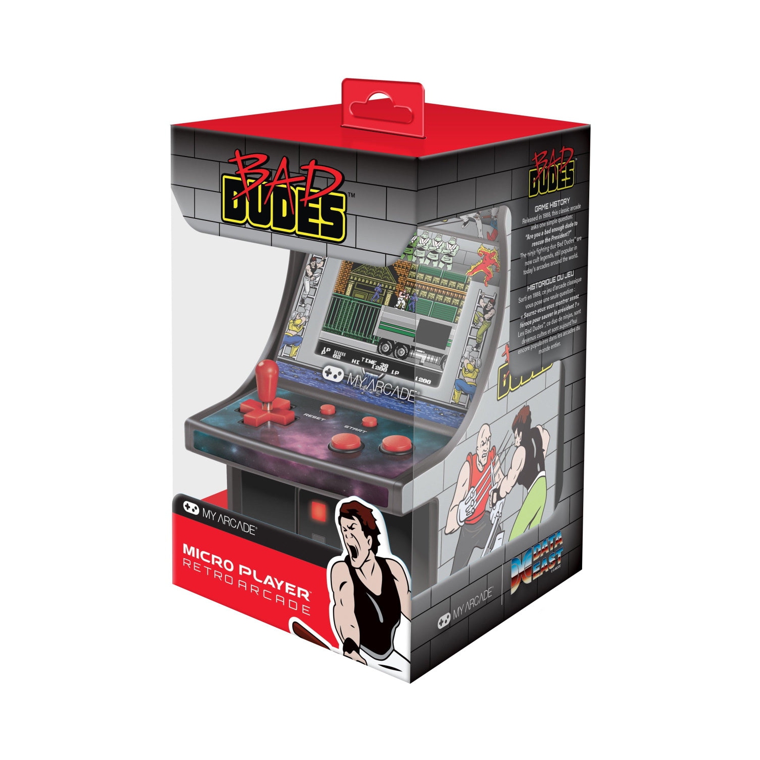 My Arcade Micro Player 6" Collectable Retro Arcade Machine - Bad Dudes